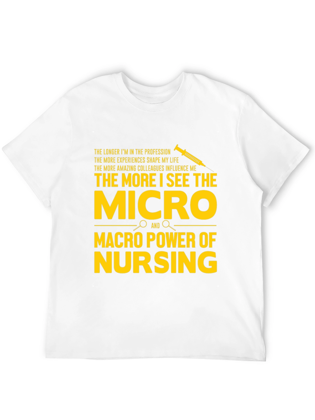 Black Nursing Power T-Shirt - Micro & Macro Appreciation view 12