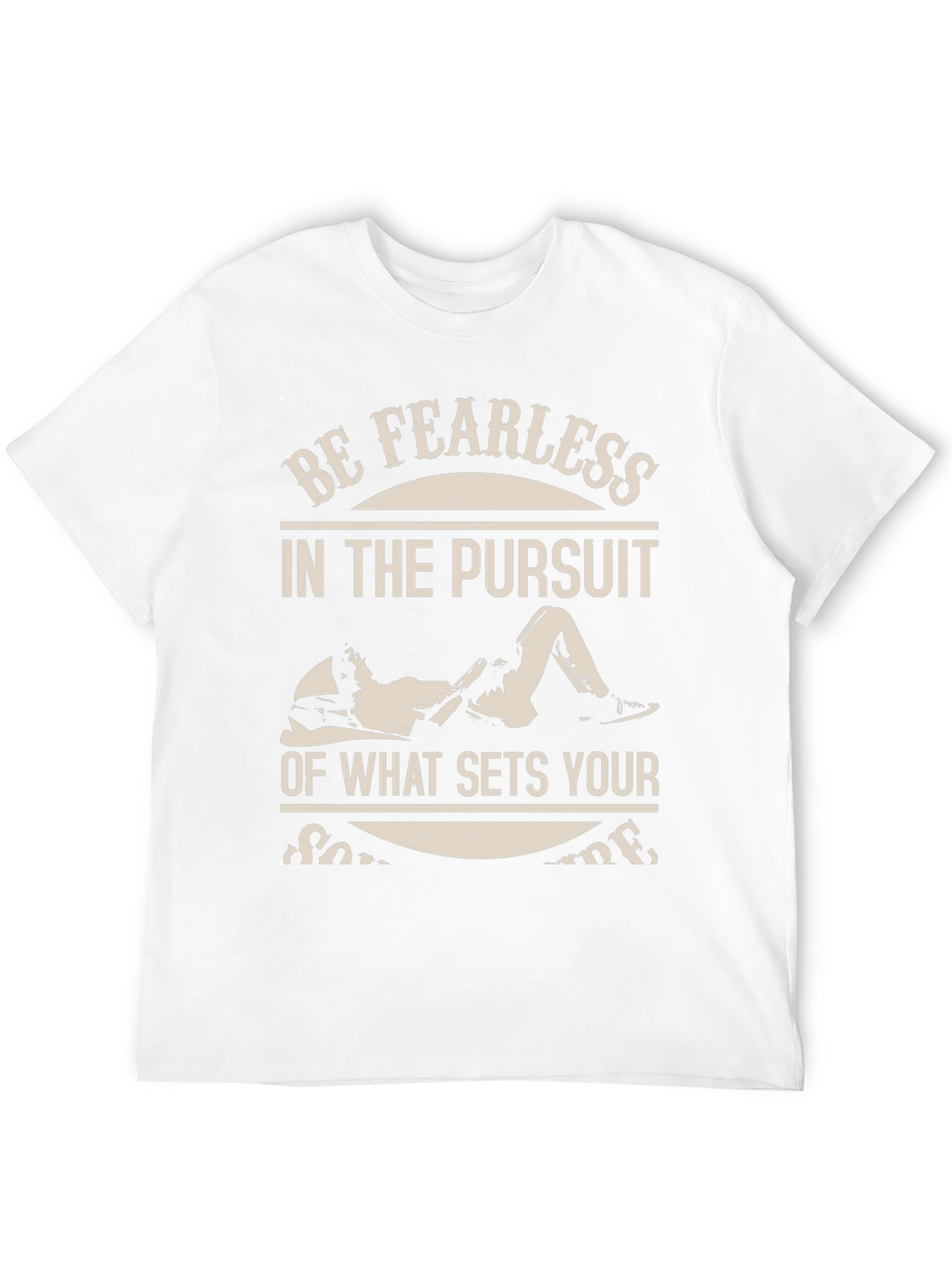Black Fearless Pursuit Graphic T-Shirt - Black view 12