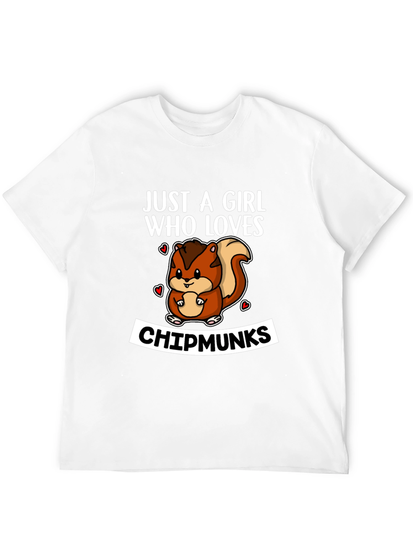 Black Girl Who Loves Chipmunks T-Shirt view 12