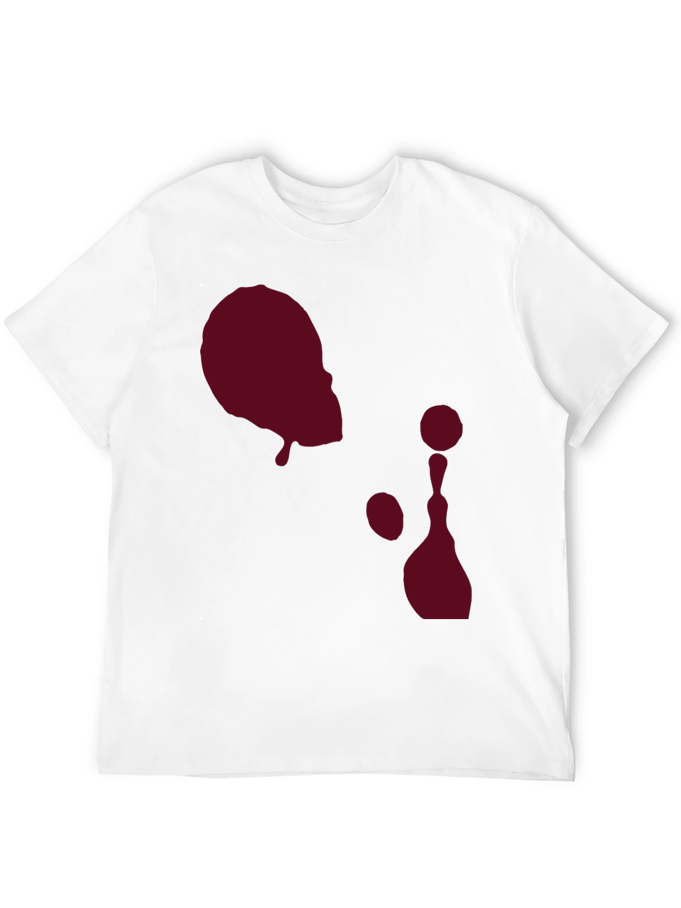 Black Abstract Graphic Print Crew Neck T-Shirt view 12