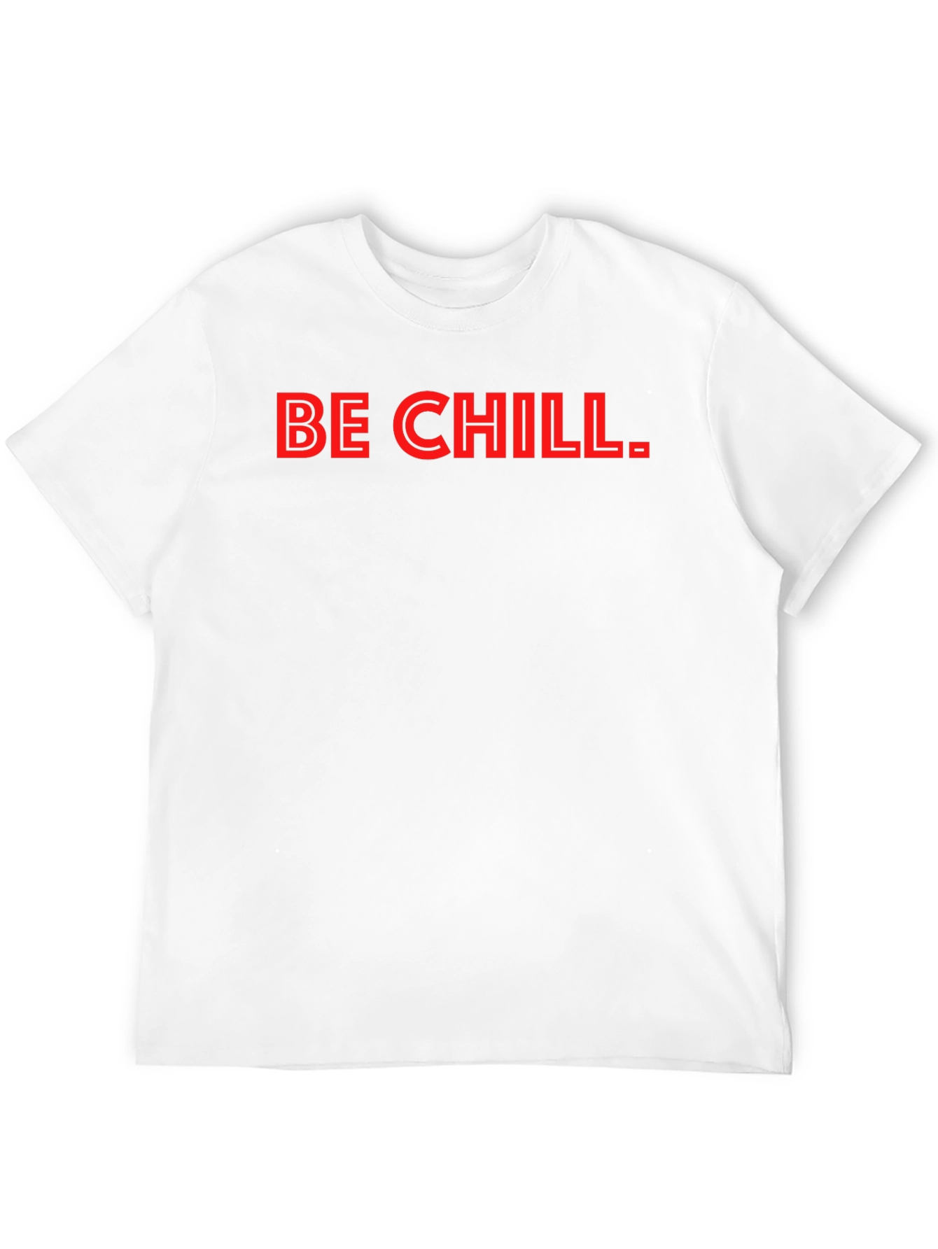 Black Be Chill T-Shirt - Mens Black Graphic Tee view 12