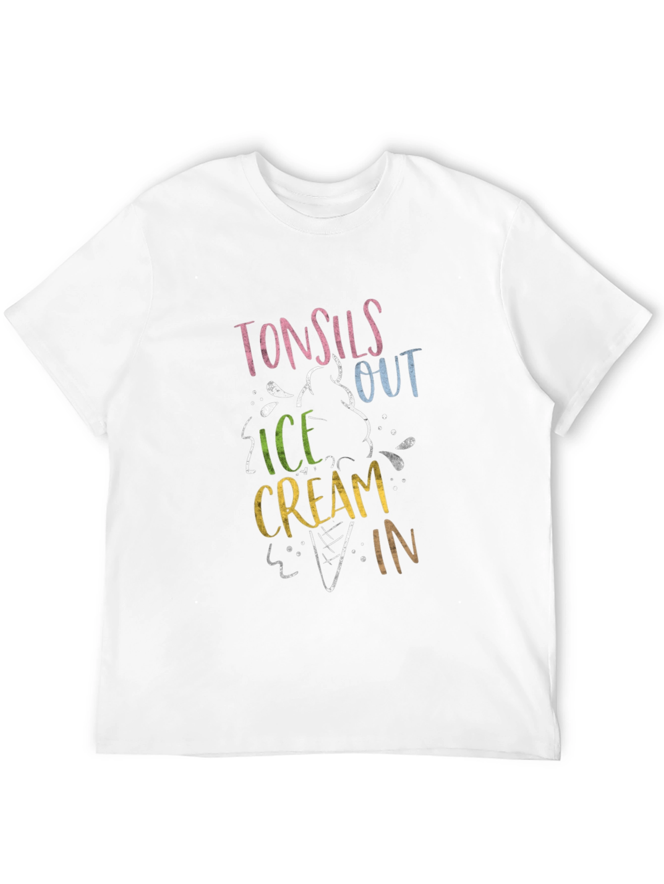 Black Tonsils Out Ice Cream In Black T-Shirt view 12