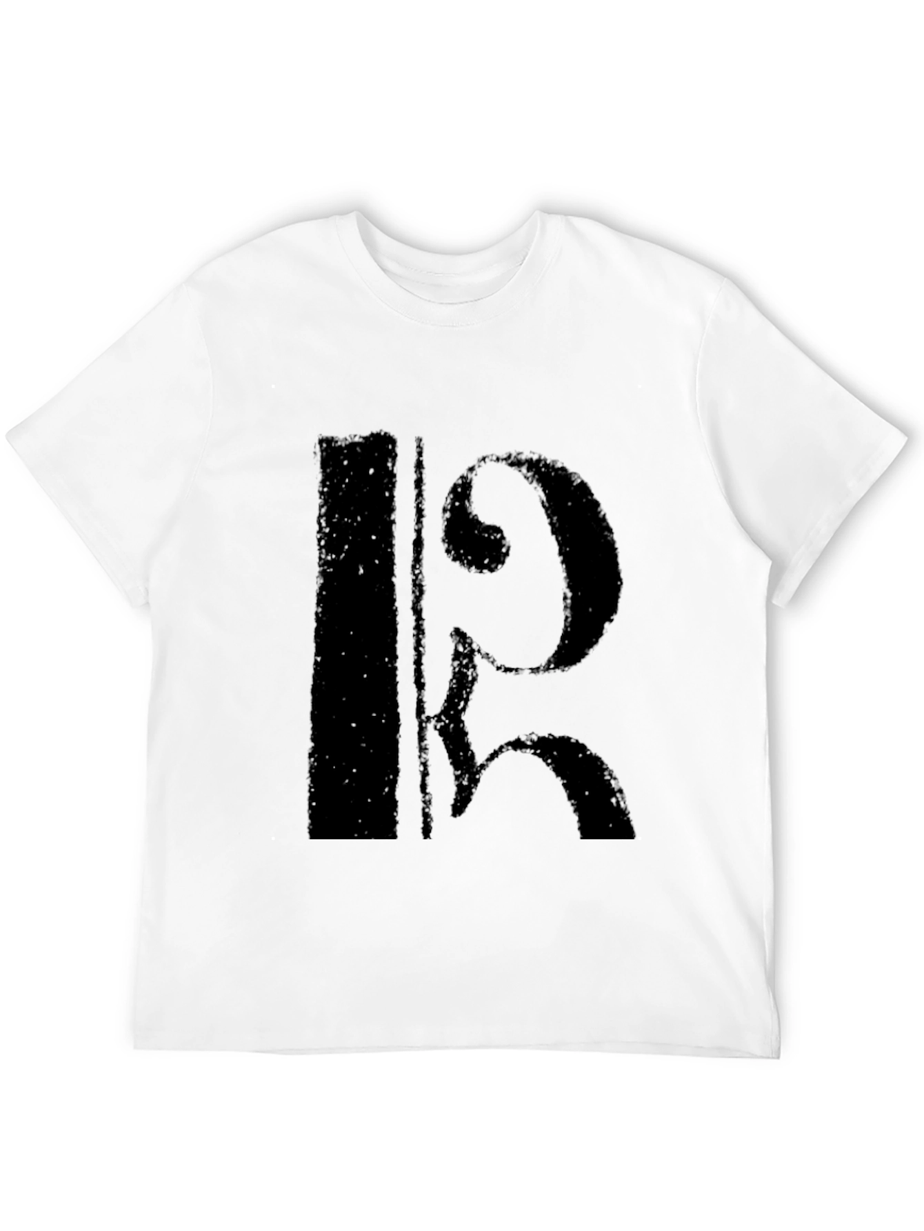 Black Black Alto Clef Music T-Shirt view 12