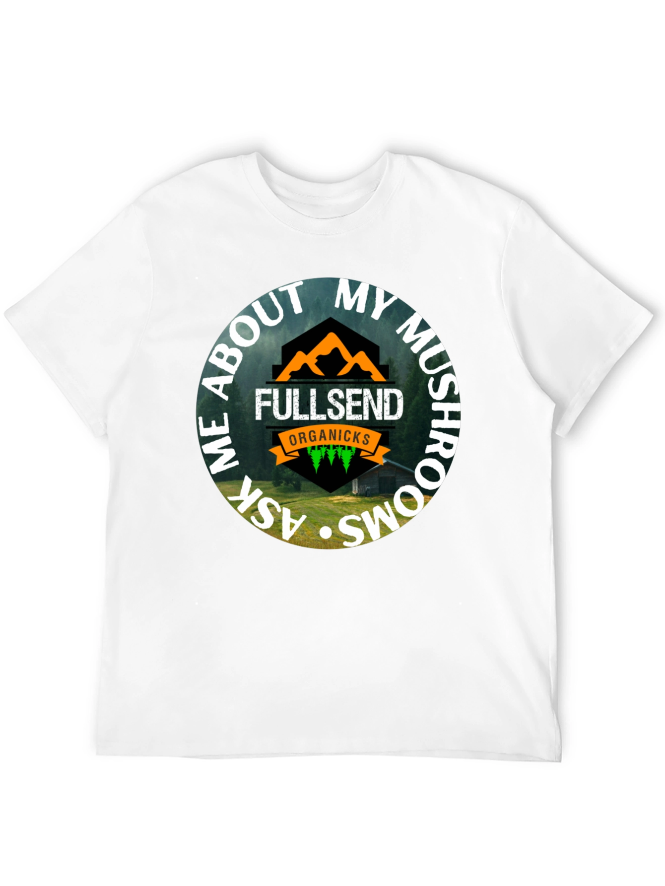 Fullsend Organicks Mushroom T-Shirt - 12