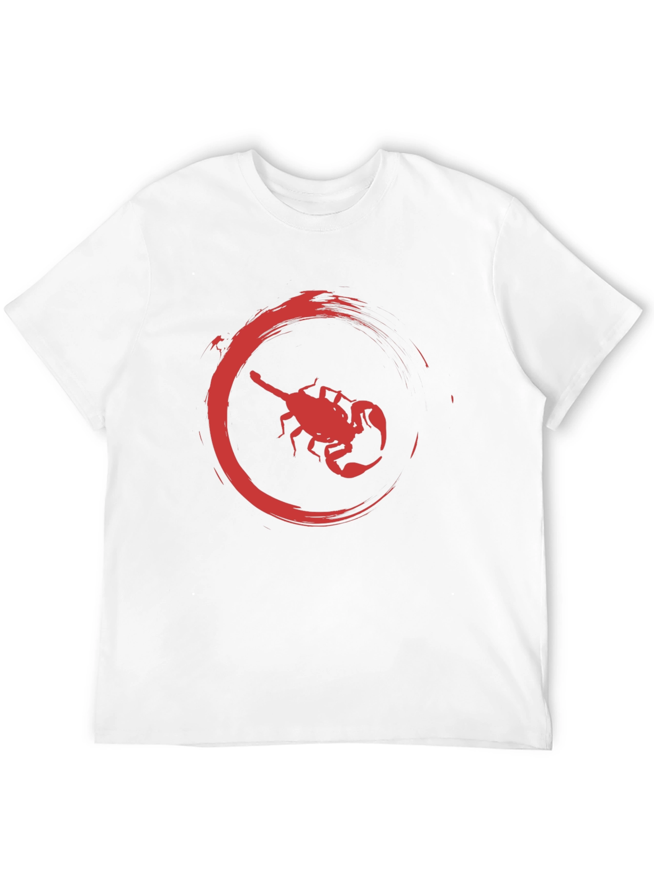 Black Red Scorpion Graphic Black T-Shirt - Bold & Stylish view 12