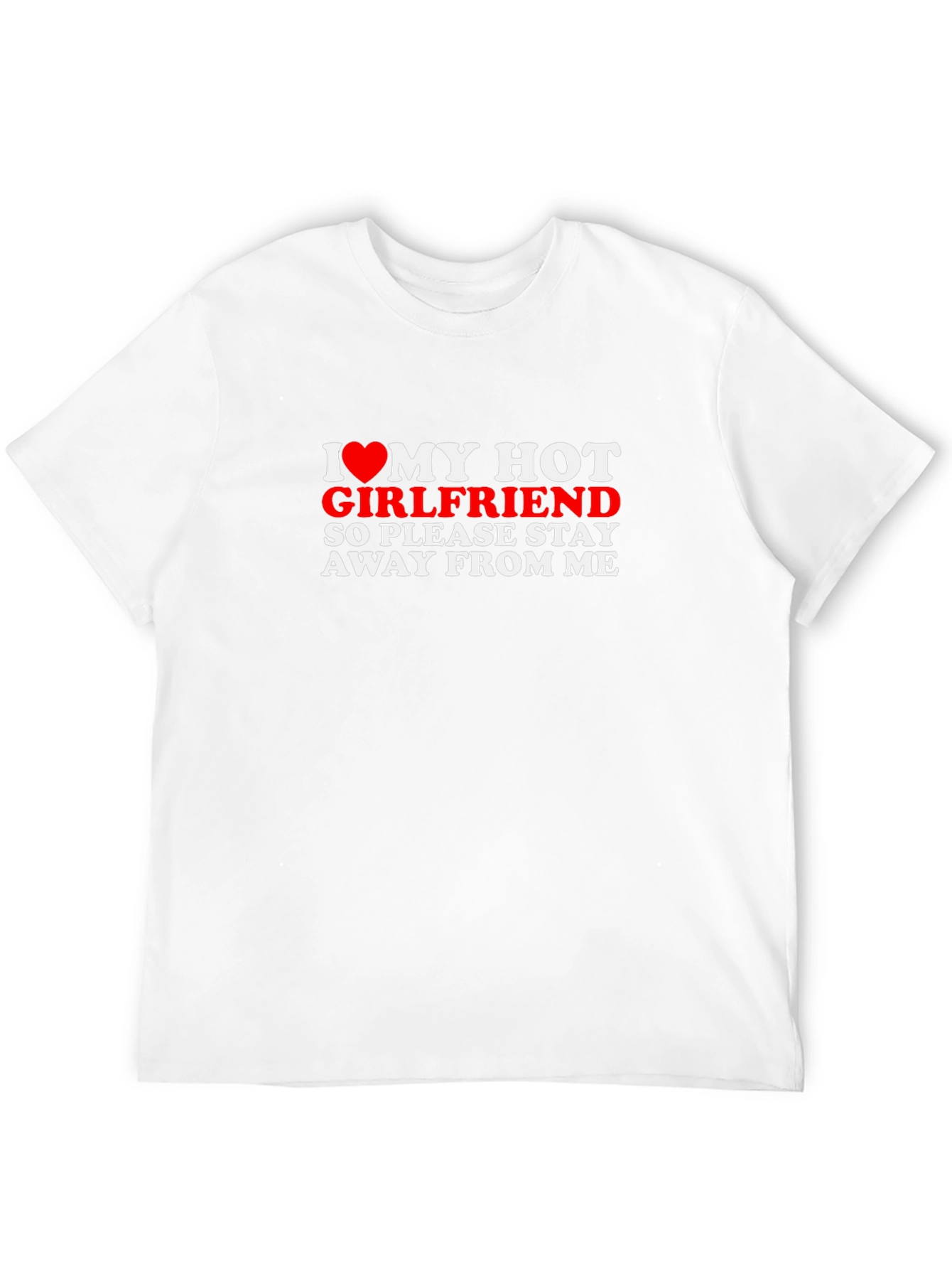 Black I Heart My Hot Girlfriend T-Shirt Novelty Gift view 12
