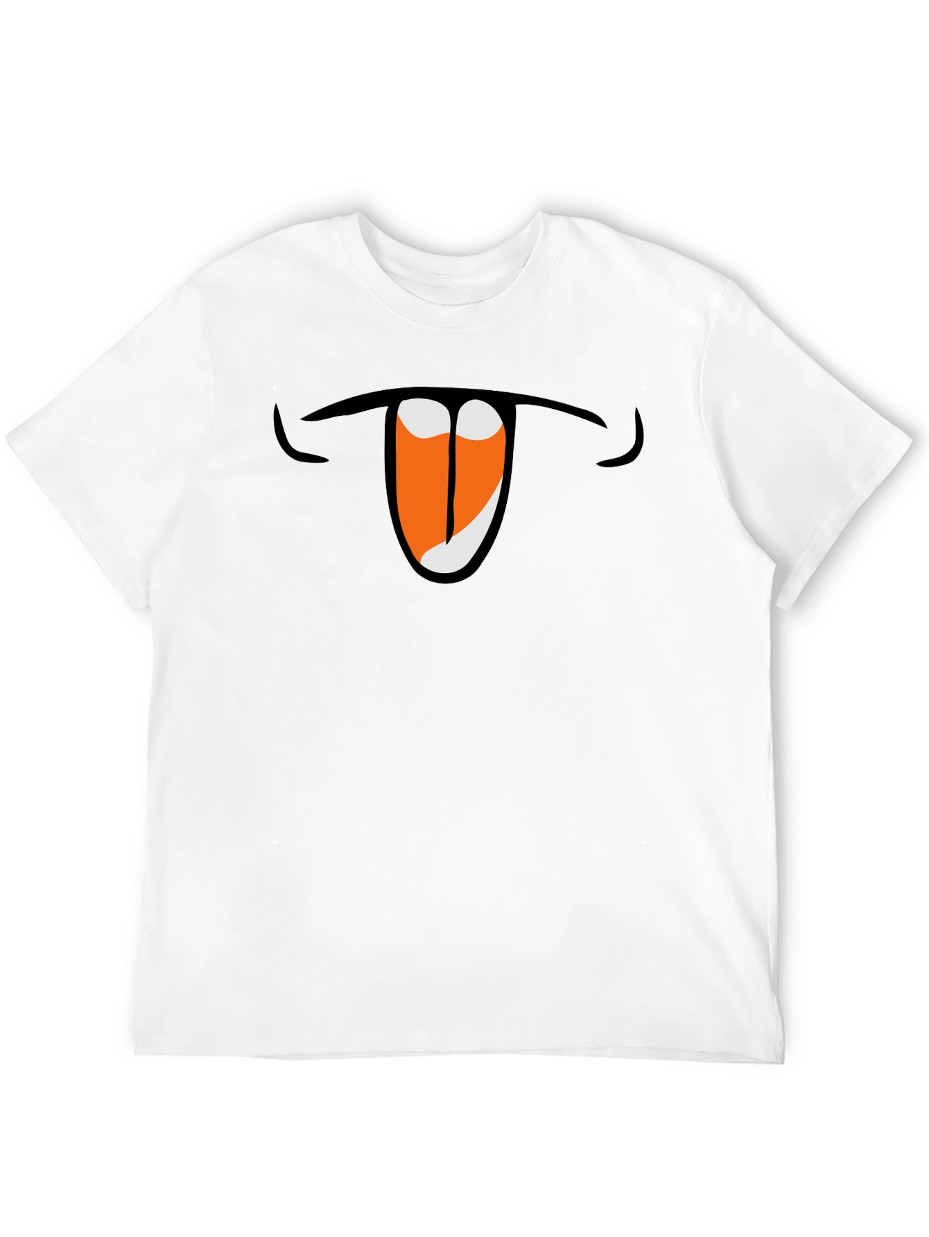 Black Funny Mouth T-Shirt - Show Your Silly Side! view 12