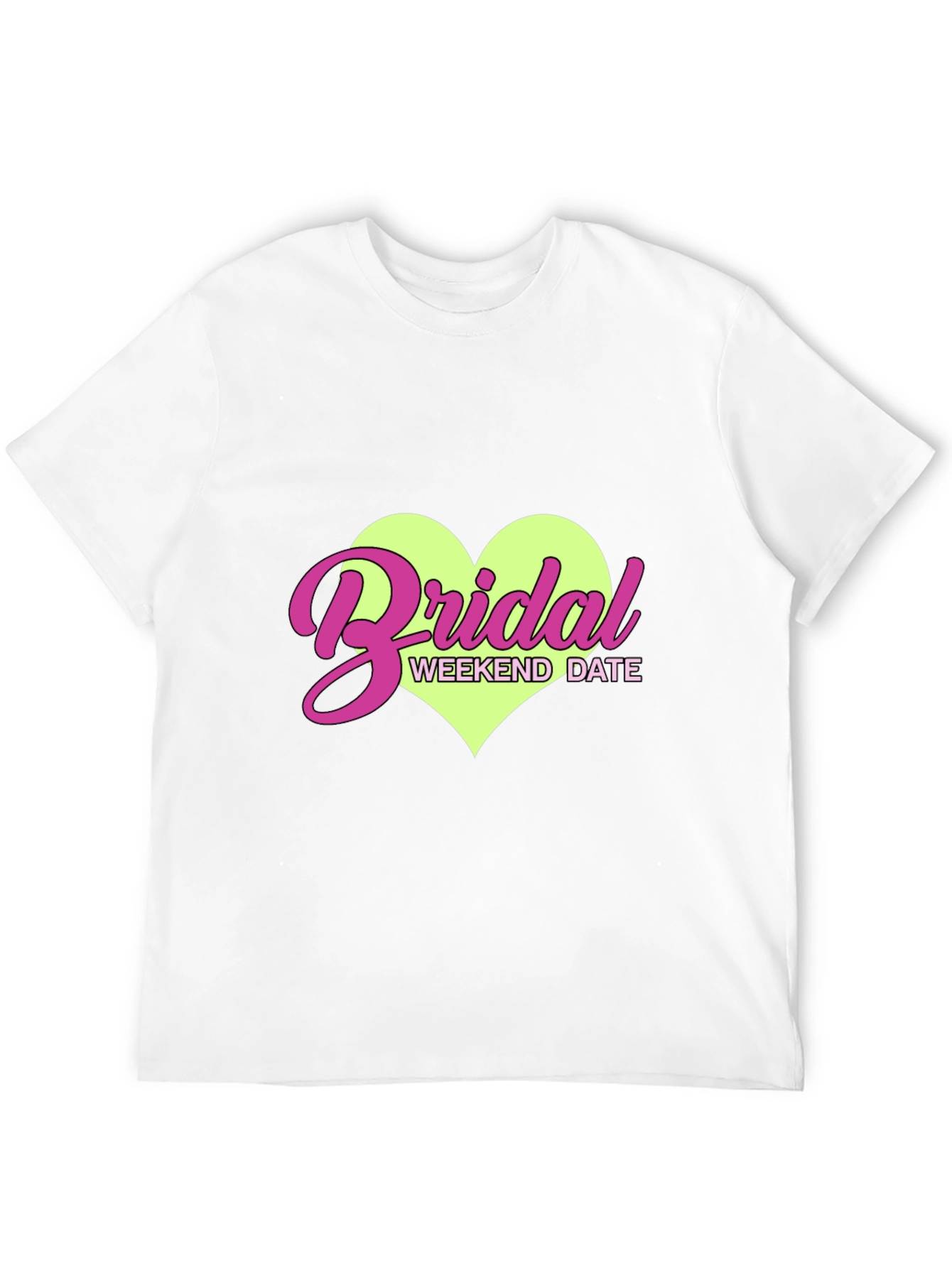 Black Bridal Weekend Date T-Shirt - Bachelorette Party Tee view 12