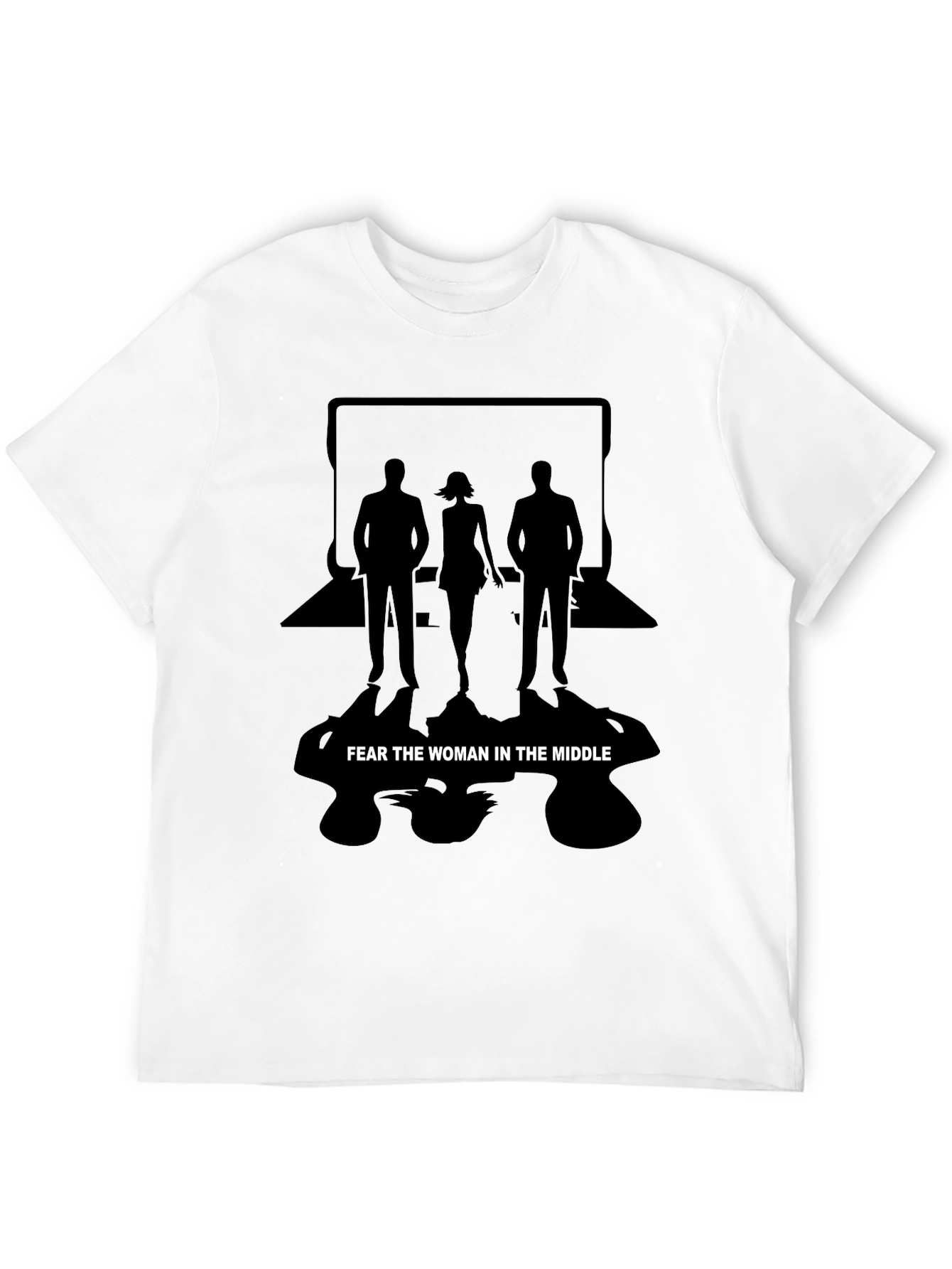 Black Fear the Woman T-Shirt view 12