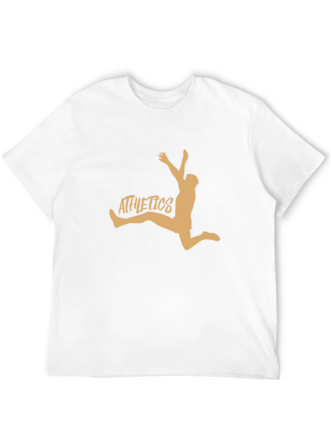 Black Athletics Graphic Tee - Black Cotton Blend T-Shirt view 12