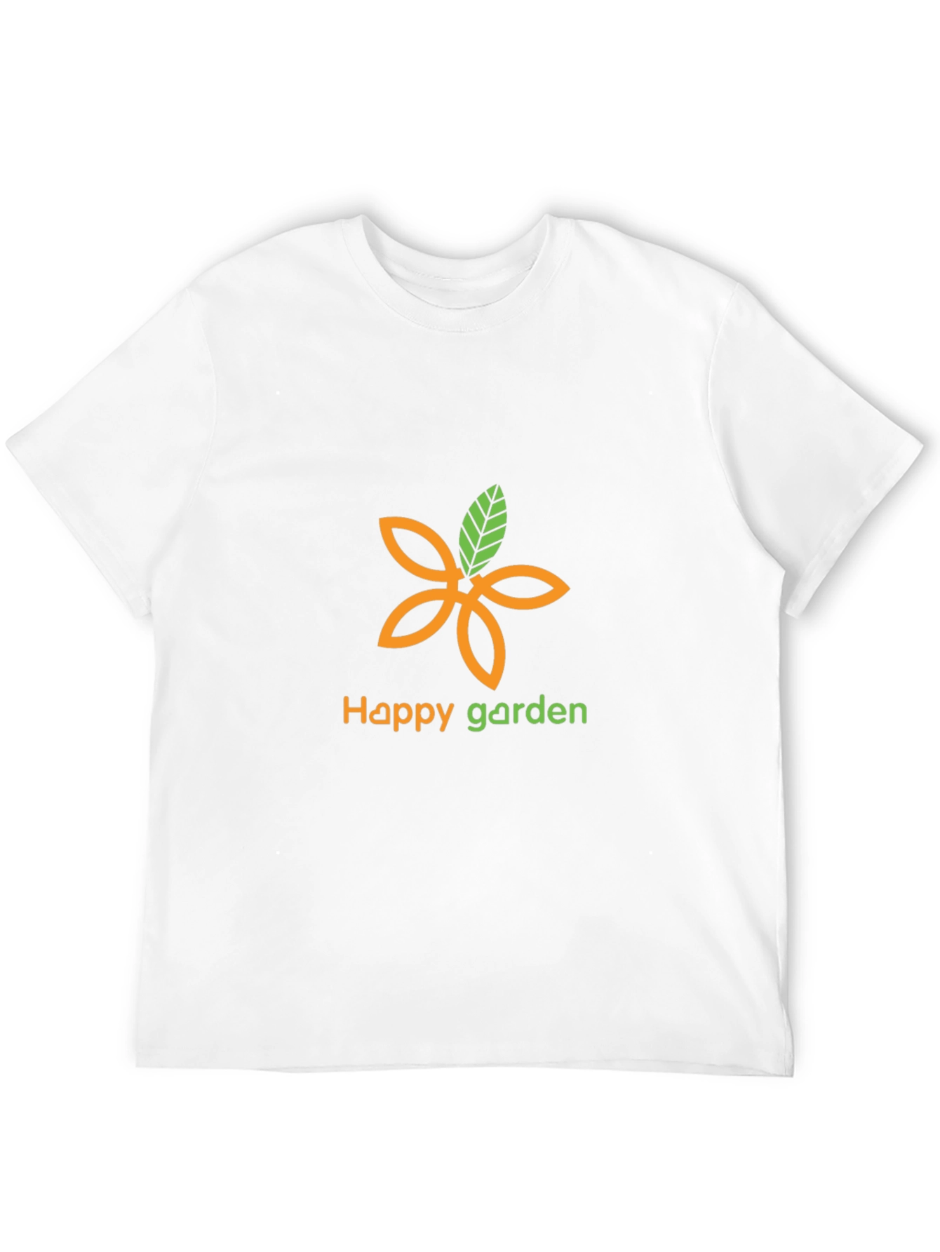 Black Happy Garden Graphic Tee - Black Cotton Blend view 12