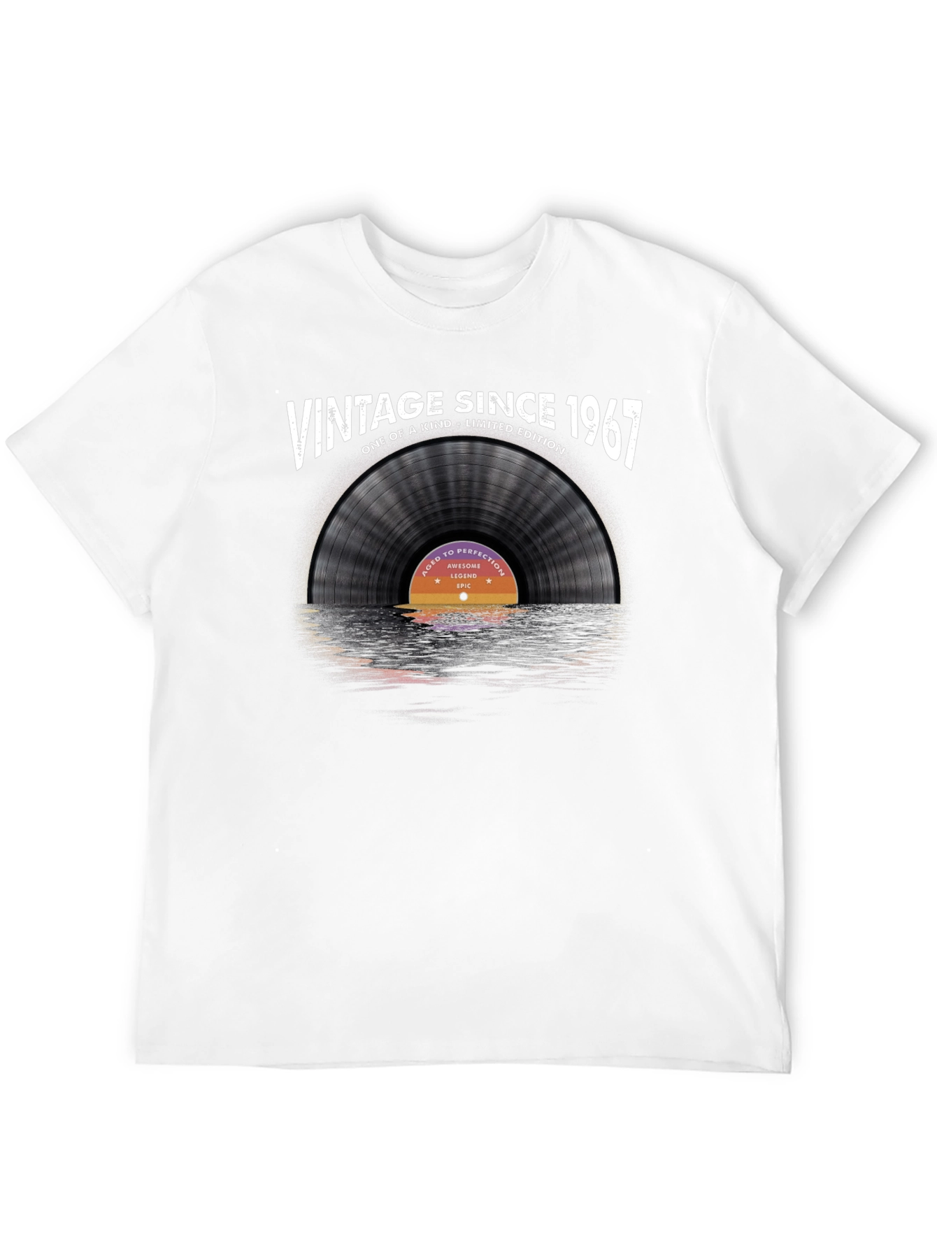Black Vintage 1967 Record T-Shirt - Limited Edition view 12