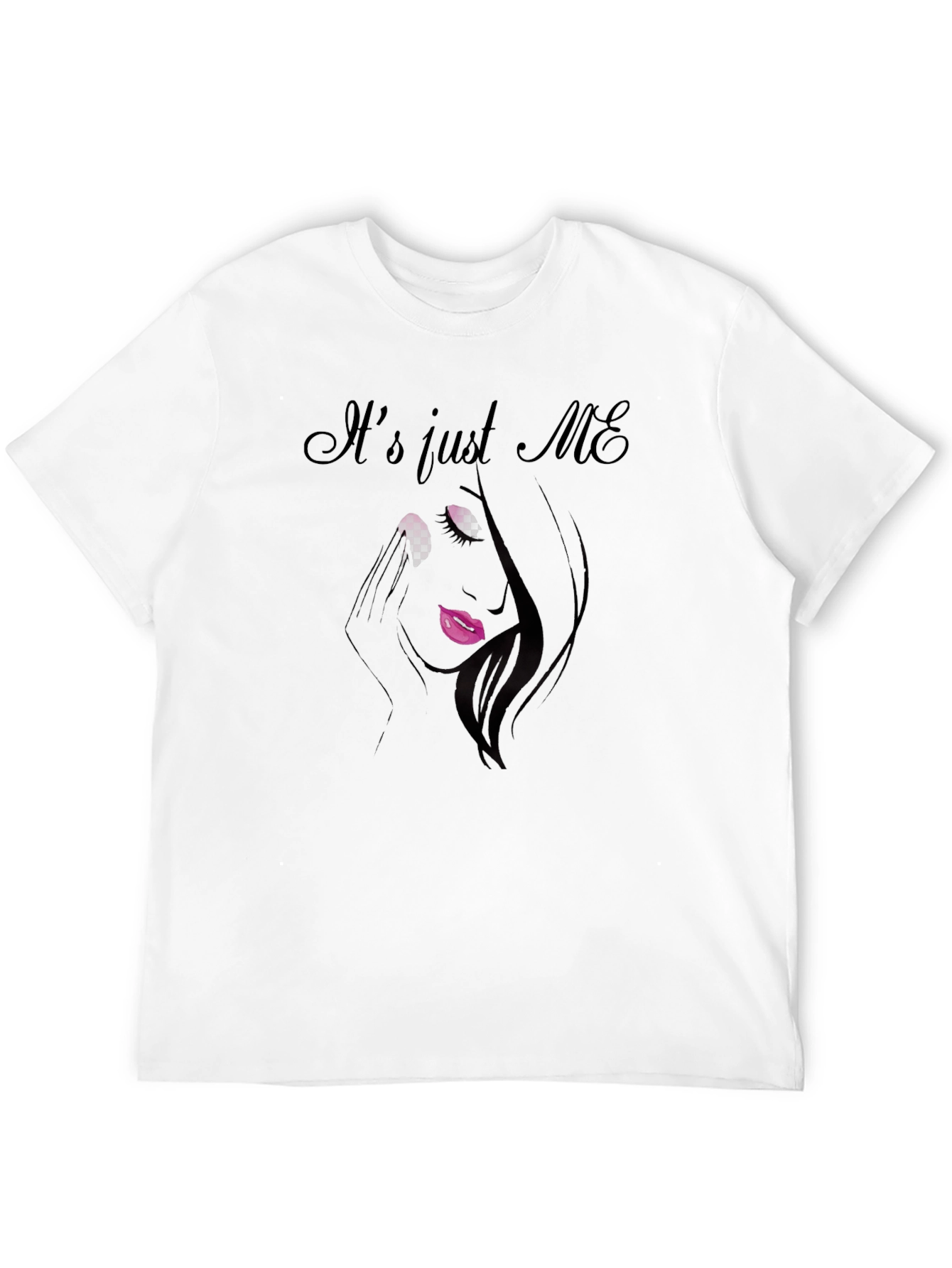 Black It's Just Me Graphic T-Shirt - Unisex Black Tee view 12