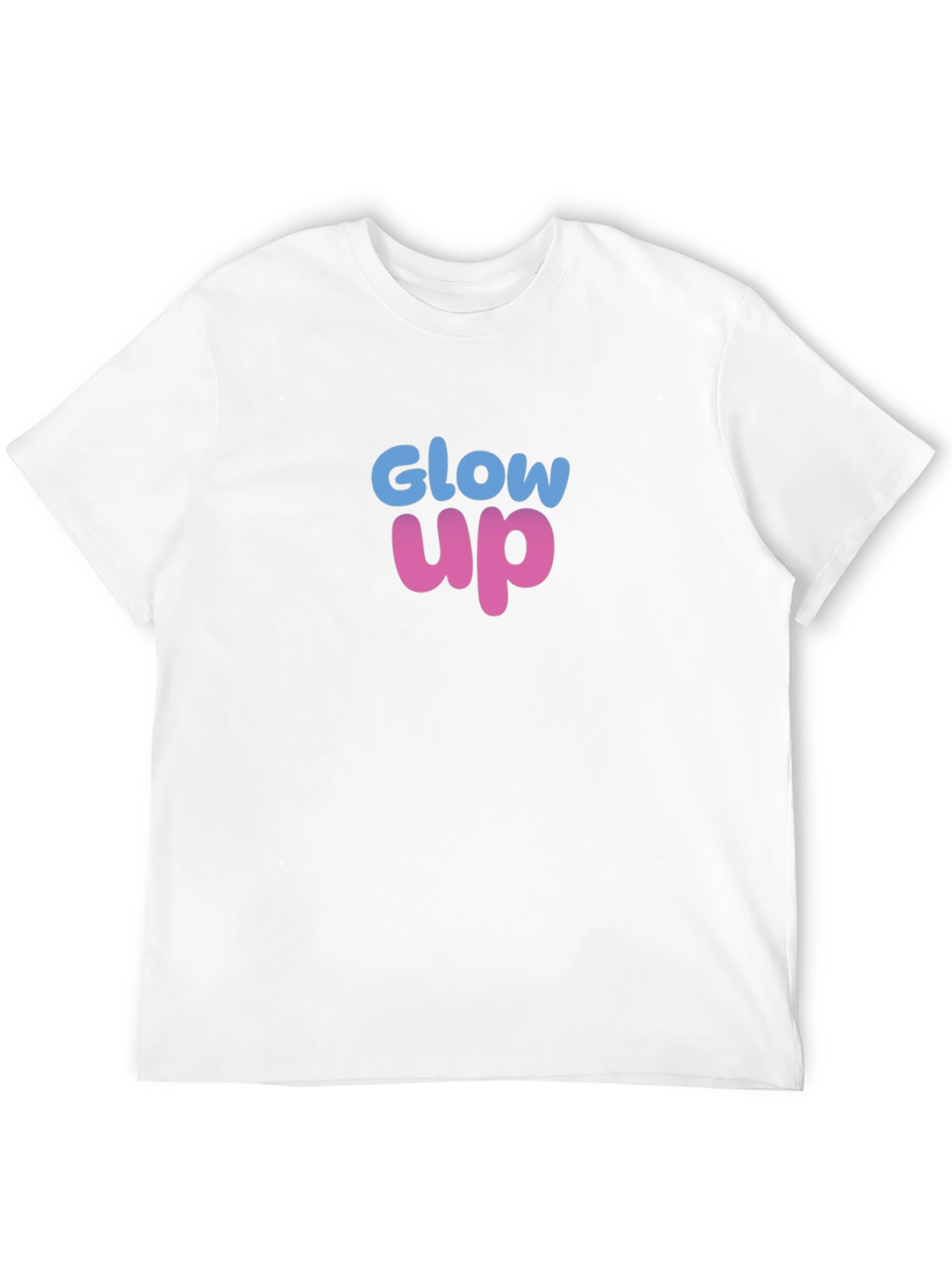Black Glow Up Graphic Tee - Trendy Short Sleeve Crew Neck T-Shirt view 12
