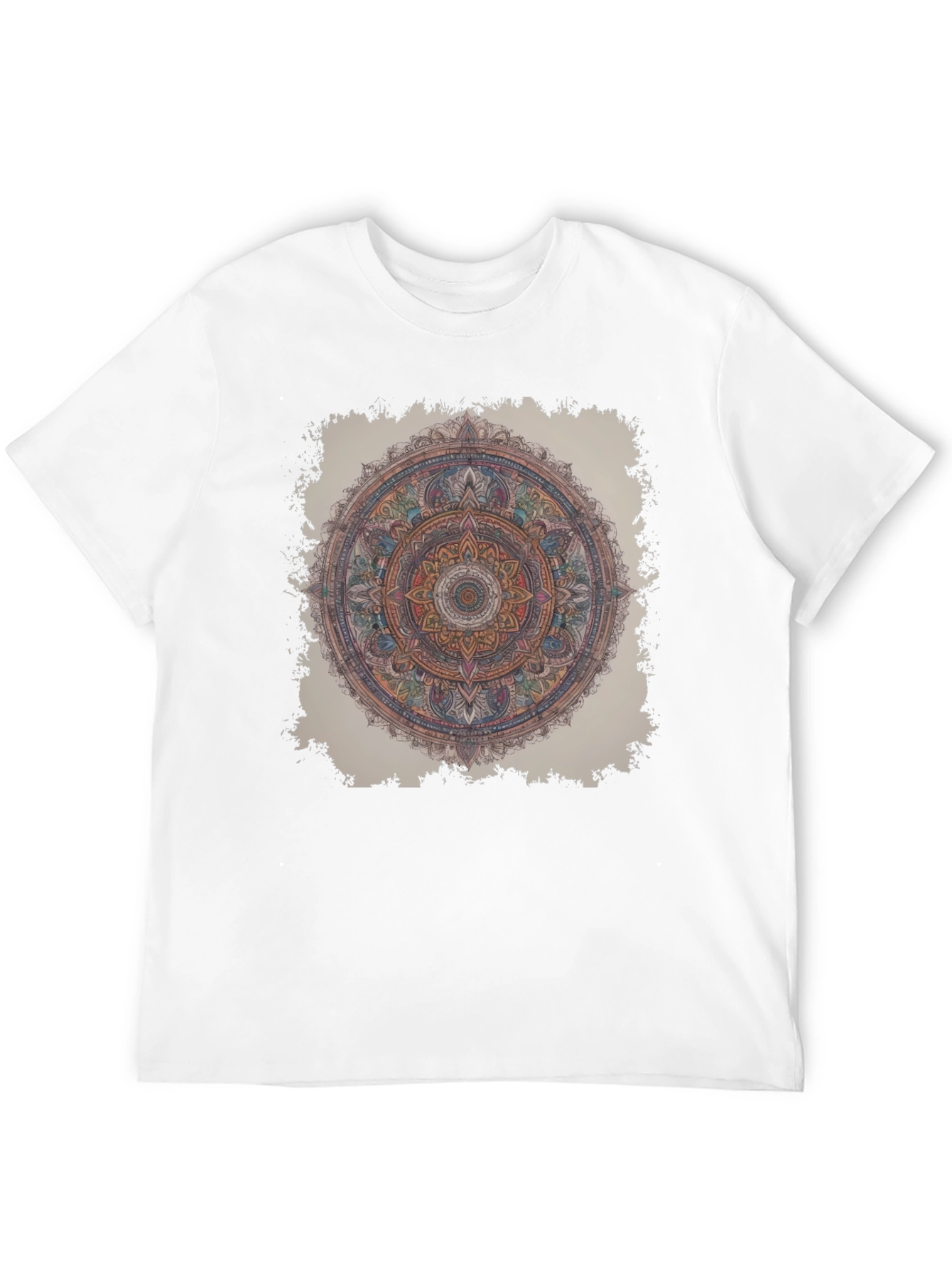 Black Mandala Graphic T-Shirt - Artistic Design Tee view 12