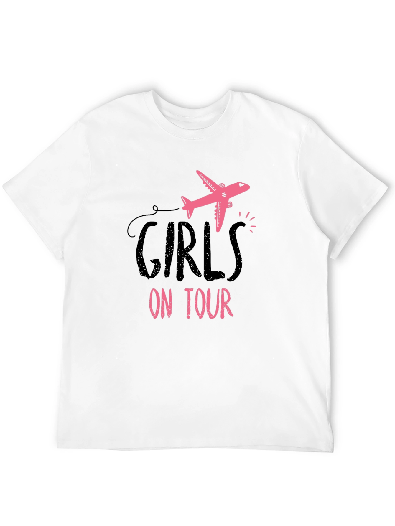 Girls On Tour T-Shirt | Airplane Graphic Tee - 12