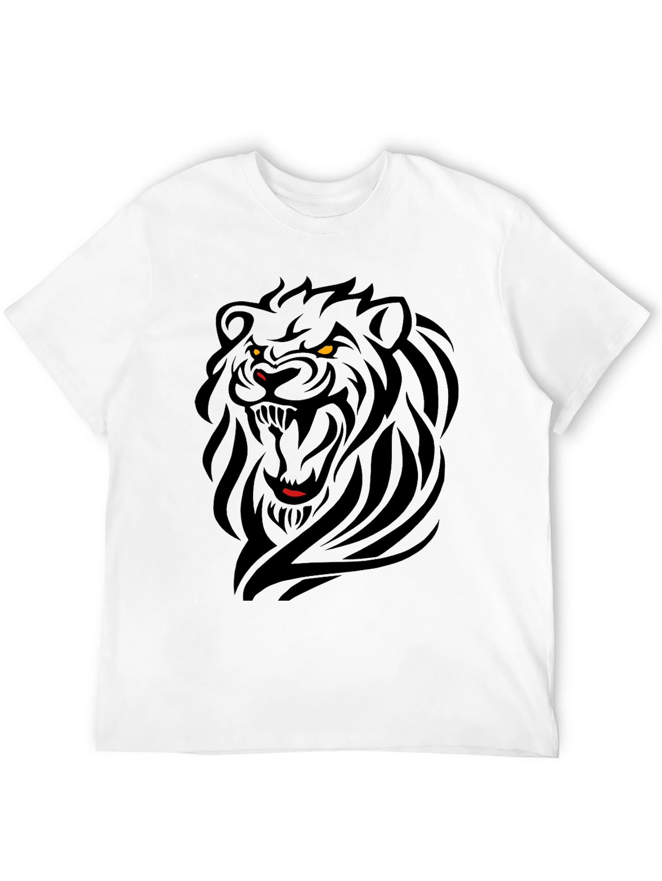 Black Black Lion Graphic Tee - Fierce Style view 12