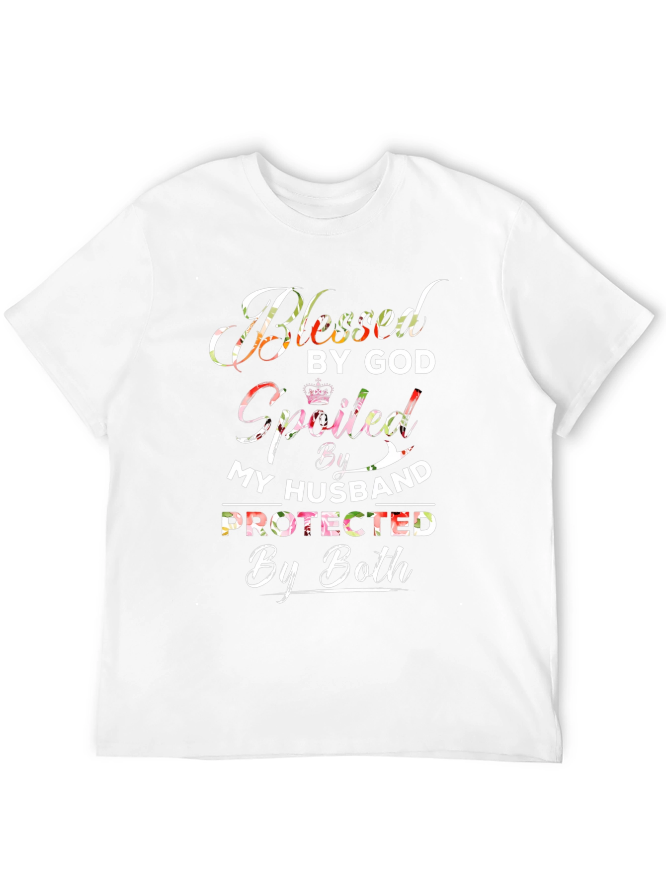 Black Blessed, Spoiled, Protected Graphic T-Shirt view 12