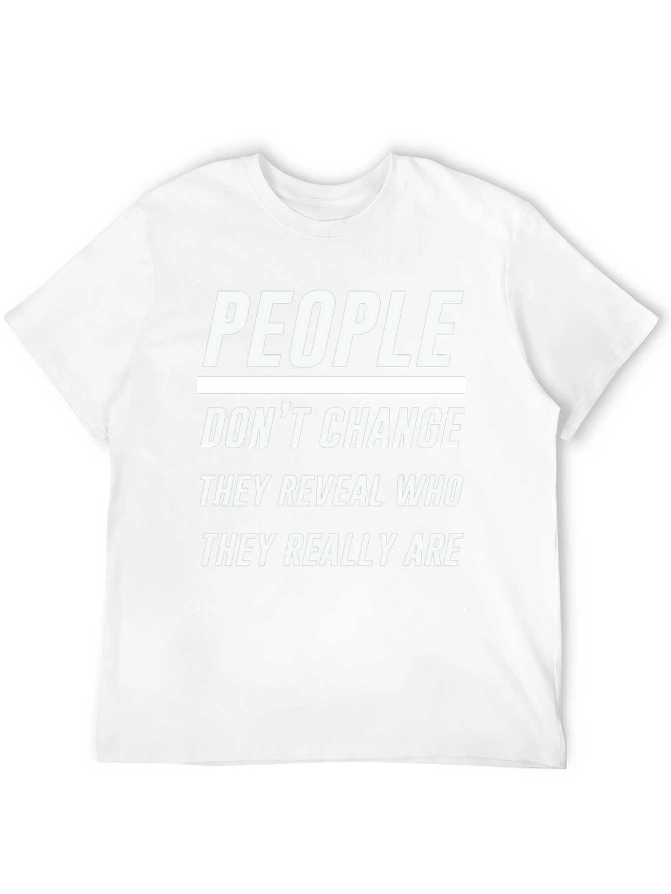 Black People Don't Change Graphic T-Shirt - Black view 12