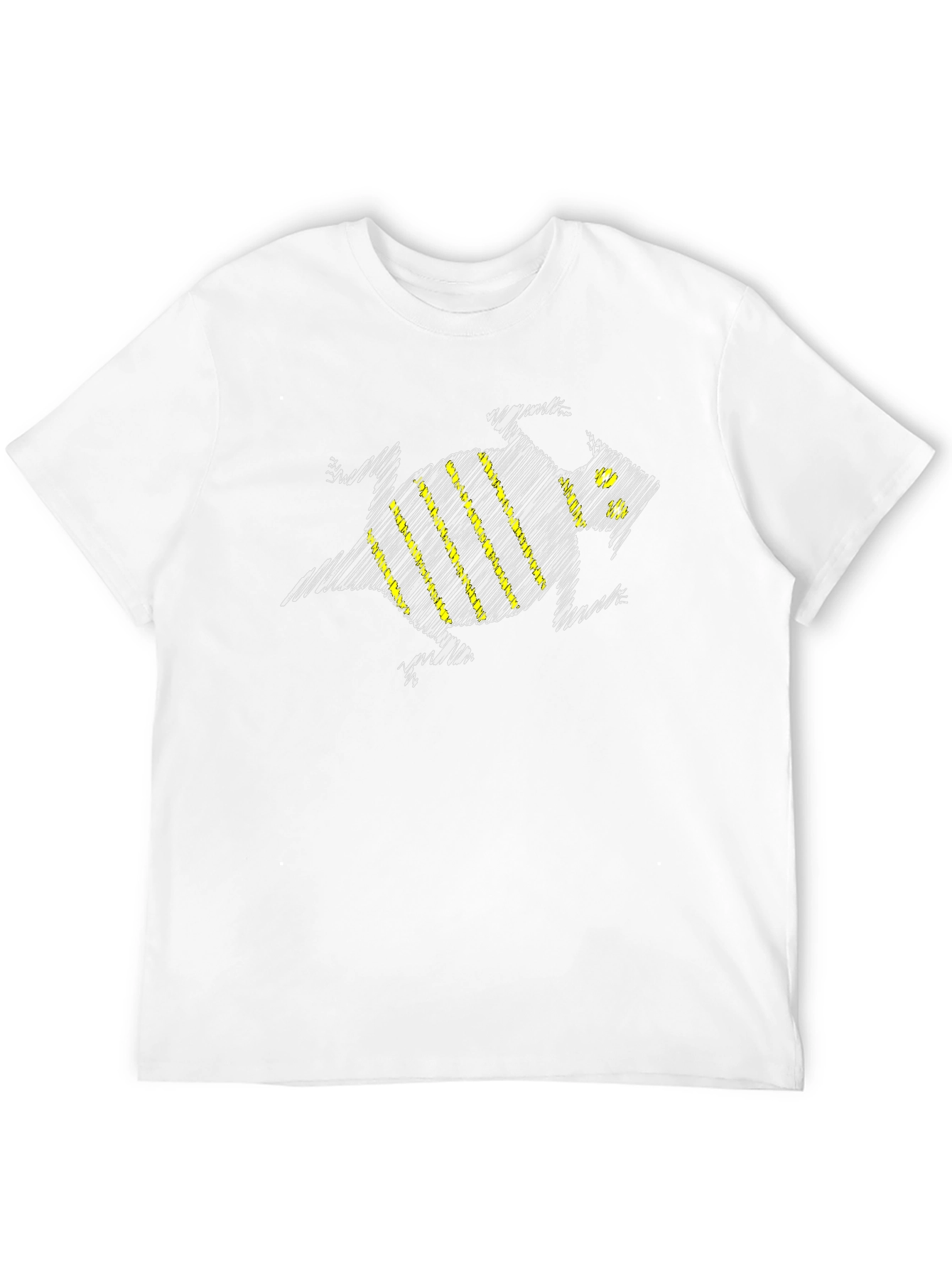 Black Stylized Lizard Tee - Men's Black Graphic T-Shirt view 12