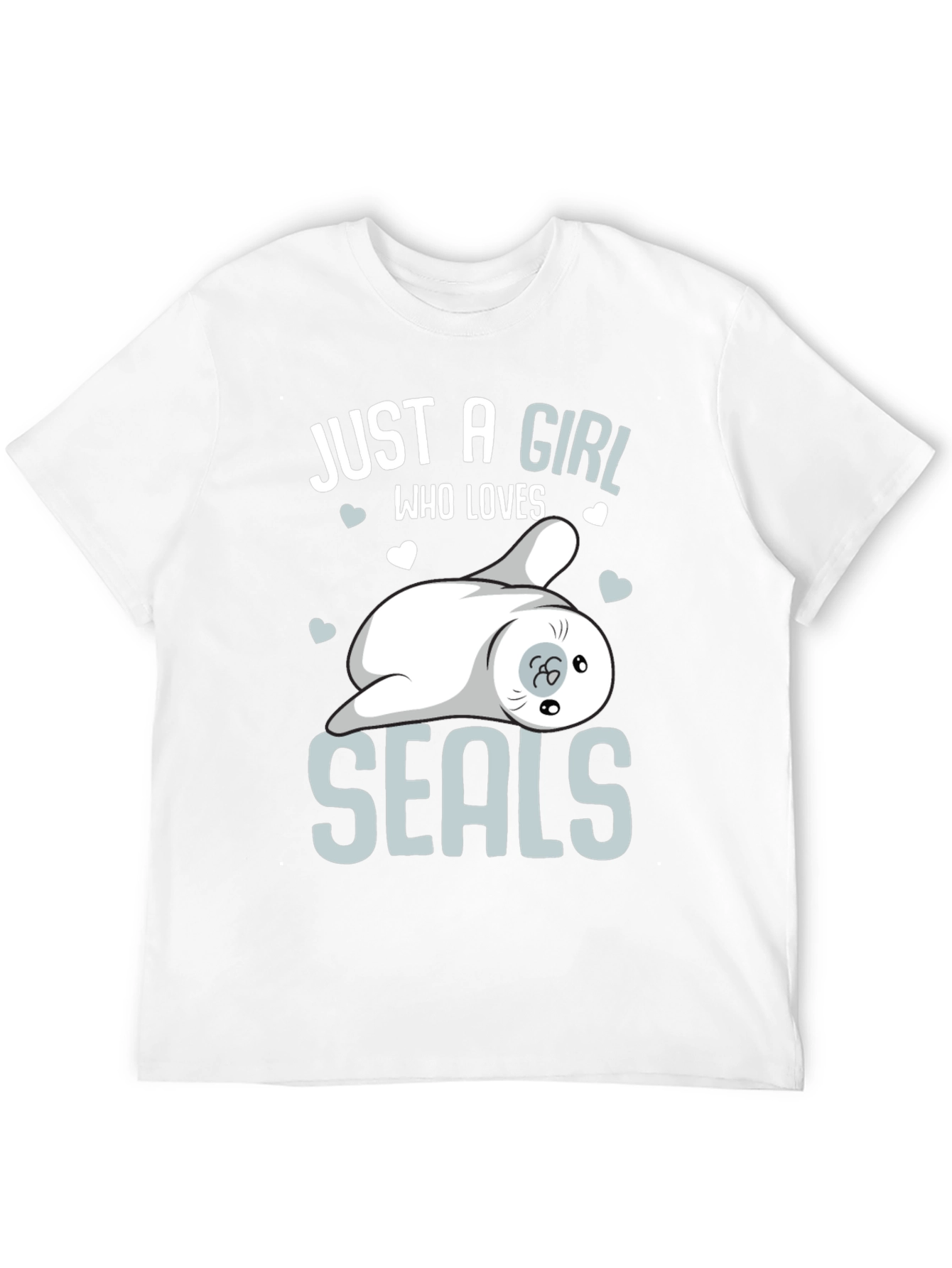 Black Girl Loves Seals T-Shirt - Cute Animal Graphic Tee view 12