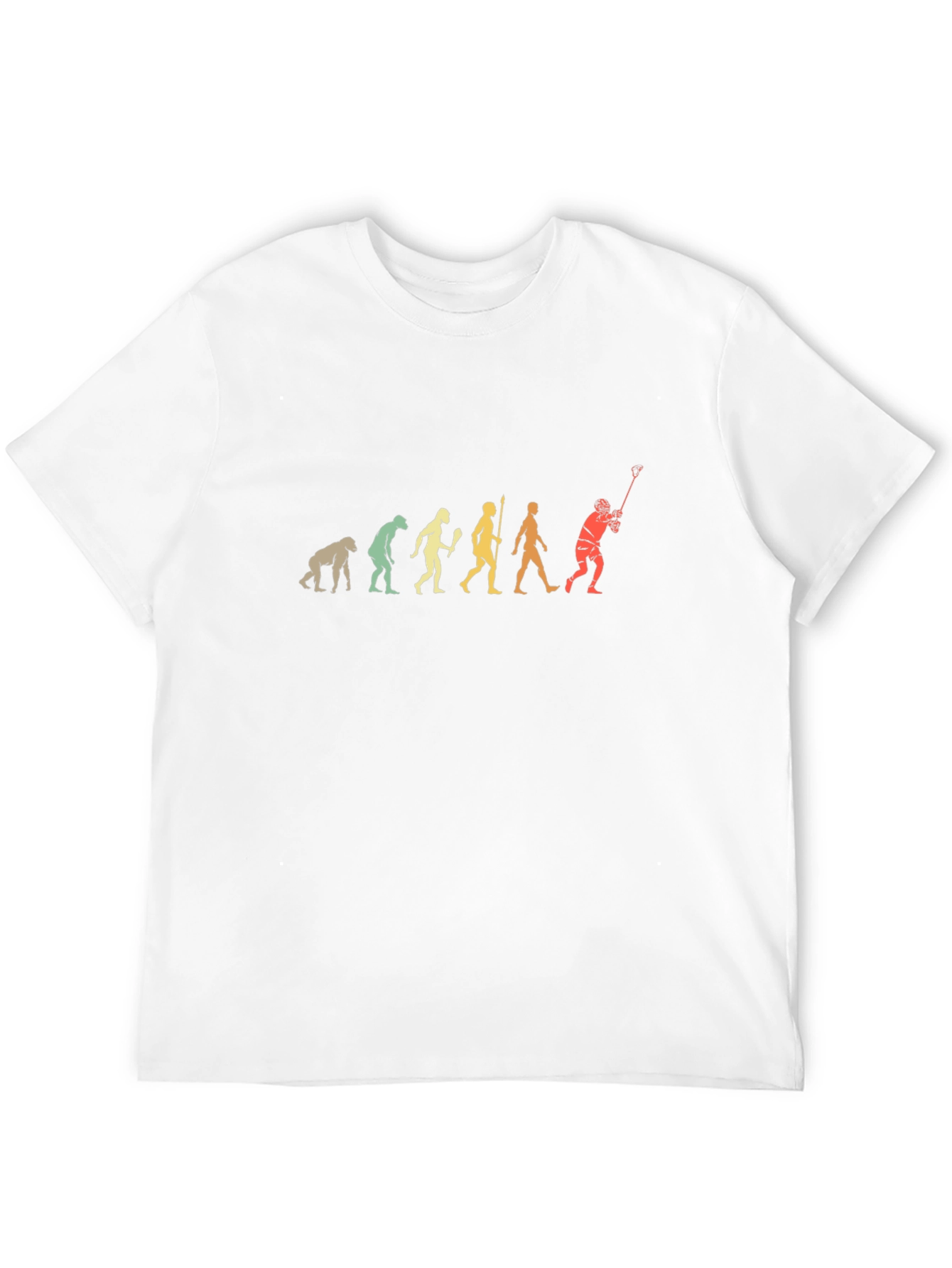 Black Evolution of Lacrosse T-Shirt view 12