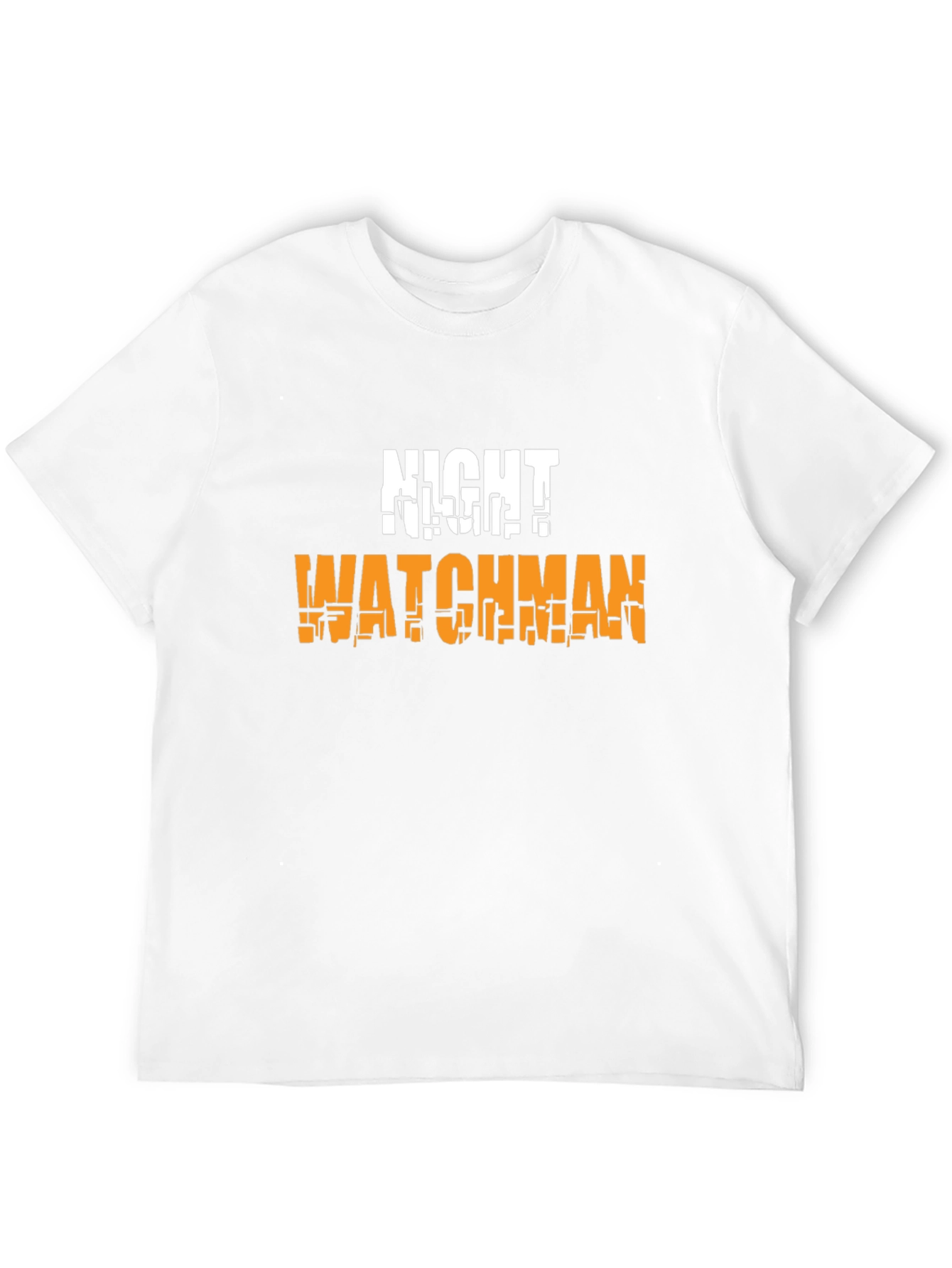 Black Night Watchman Graphic T-Shirt - Black Tee view 12