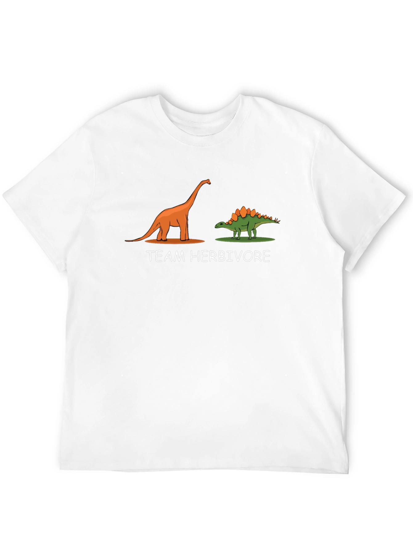 Team Herbivore Black T-Shirt - Dinosaur Graphic Tee - 12