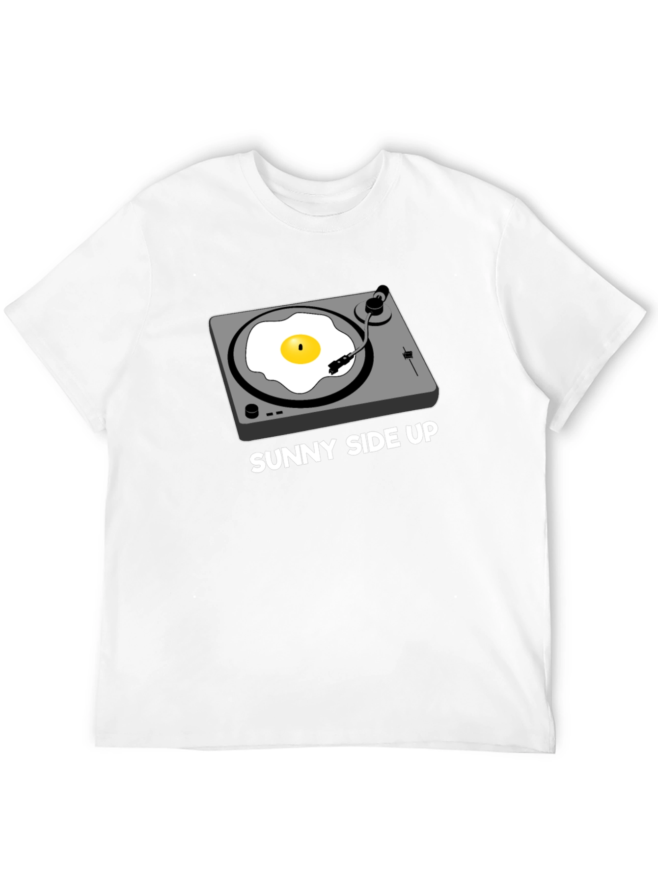Black Sunny Side Up Turntable Graphic Tee view 12
