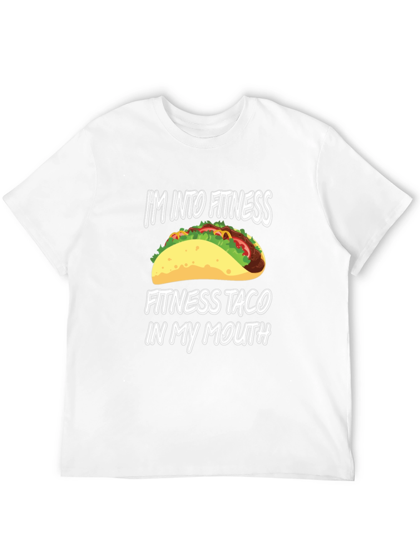 Black Fitness Taco Graphic Tee - Foodie Workout Shirt view 12