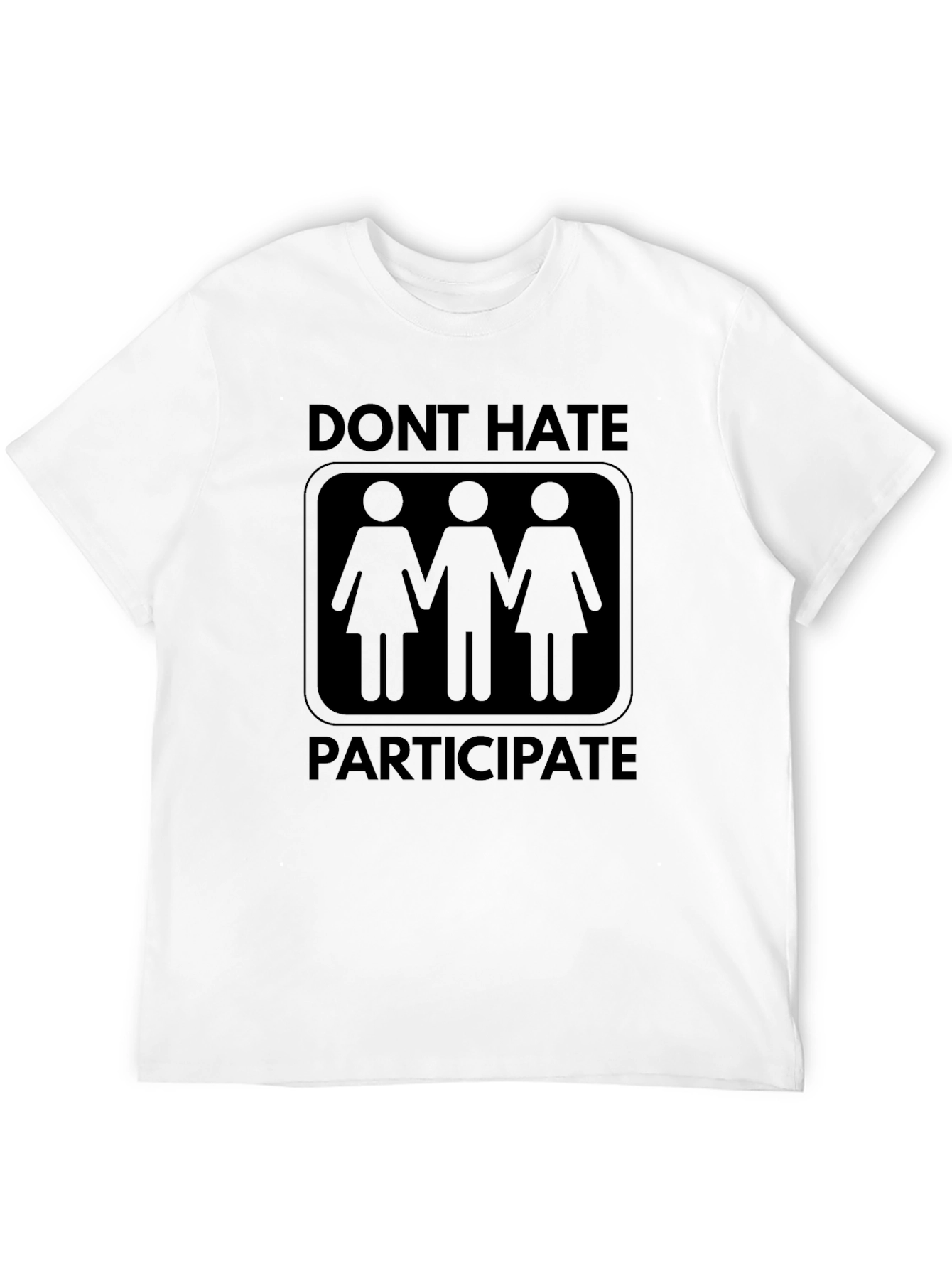 Black Don't Hate Participate Graphic Tee view 12