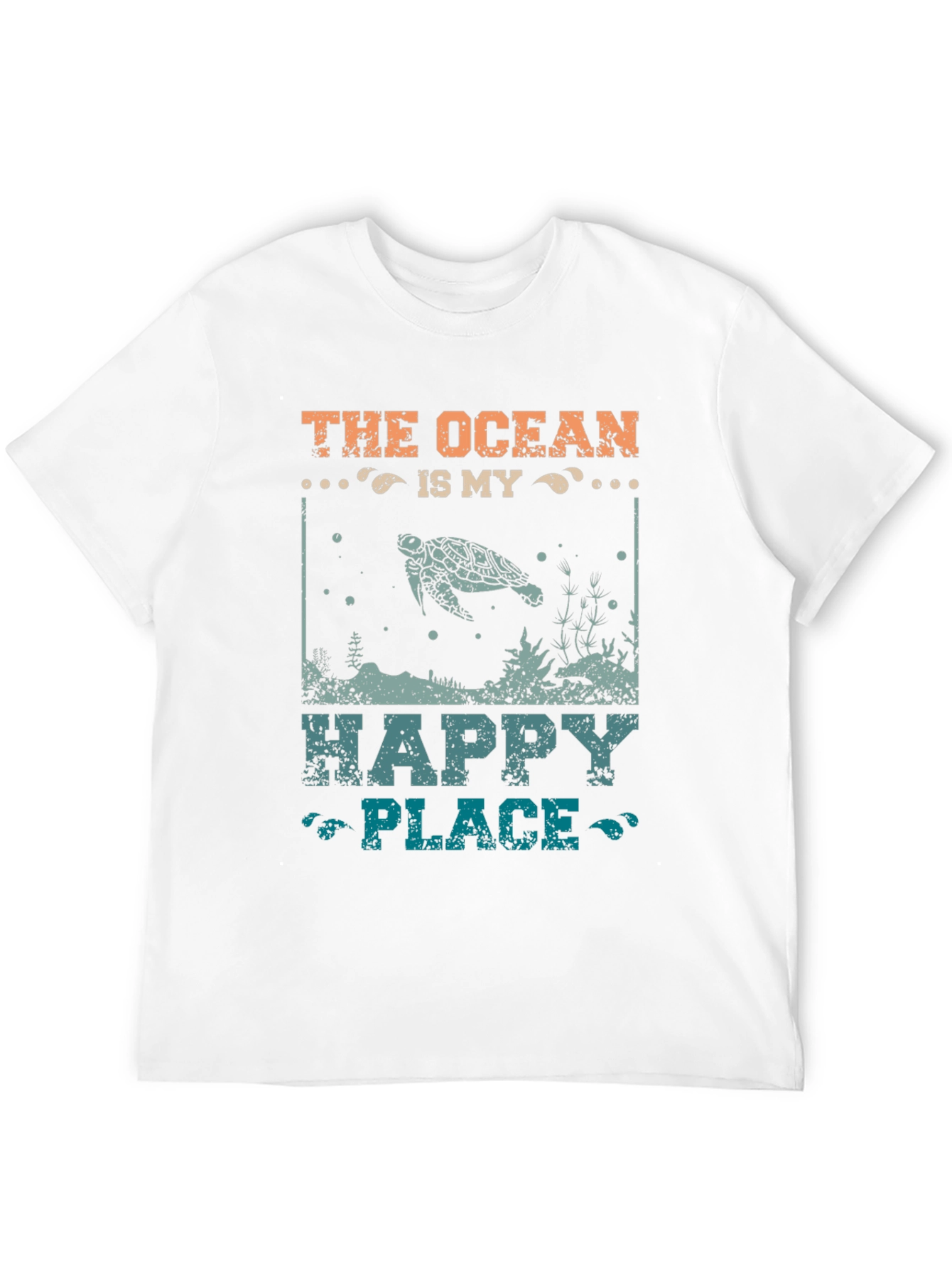 Black Ocean Is My Happy Place Graphic Tee view 12