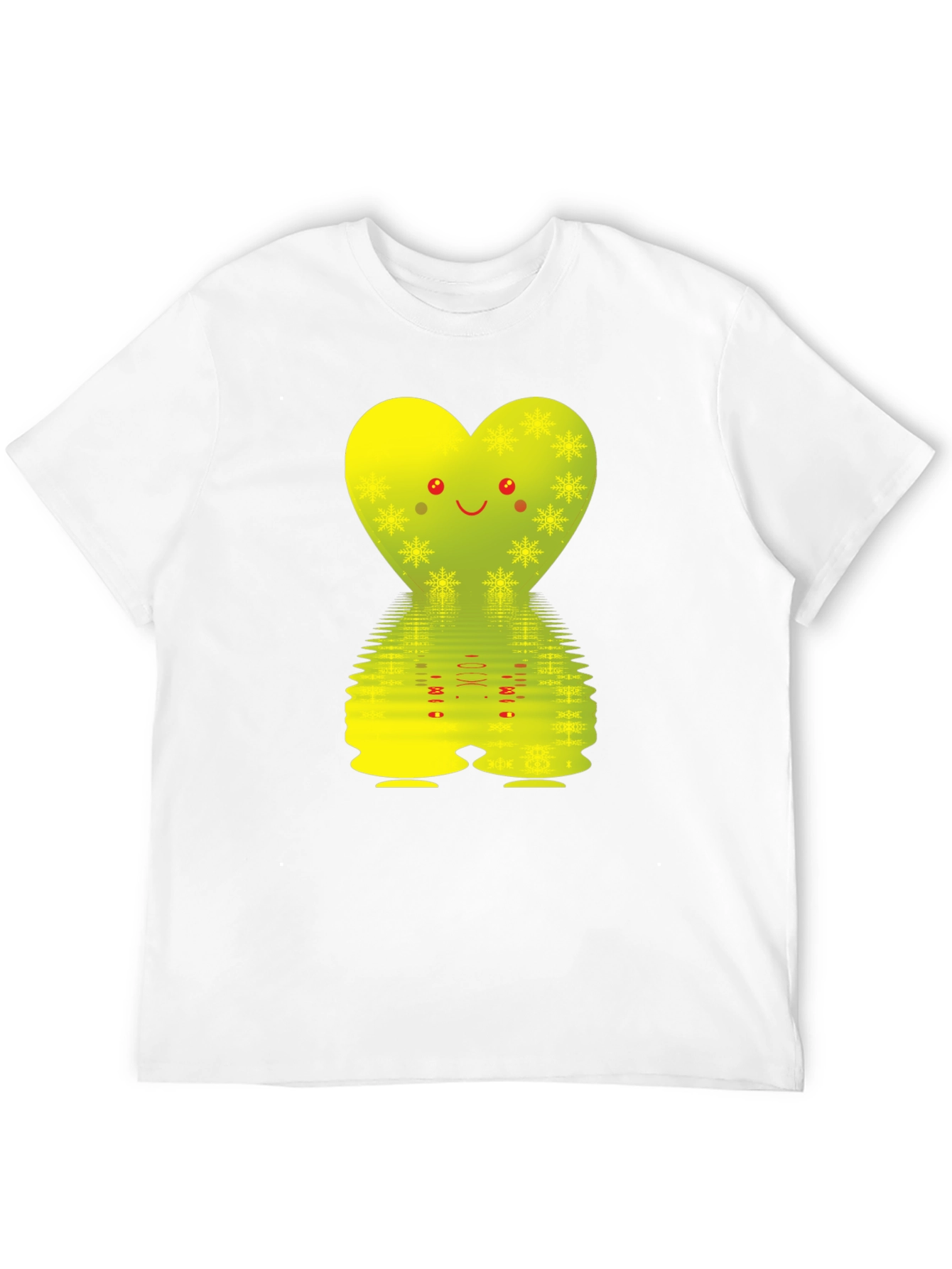 Black Cute Heart Graphic T-Shirt - Black view 12