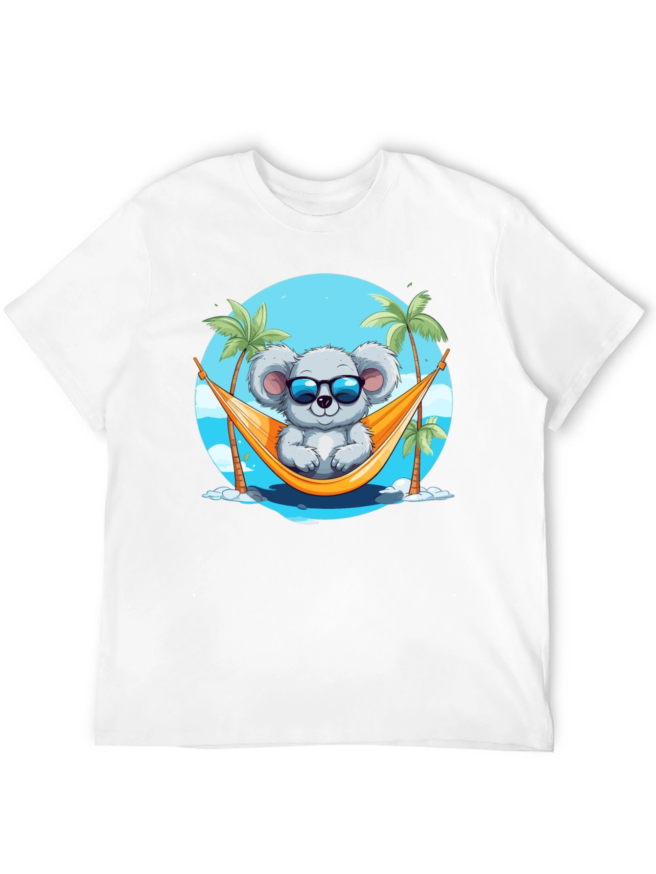 Black Koala Hammock Graphic Tee view 12