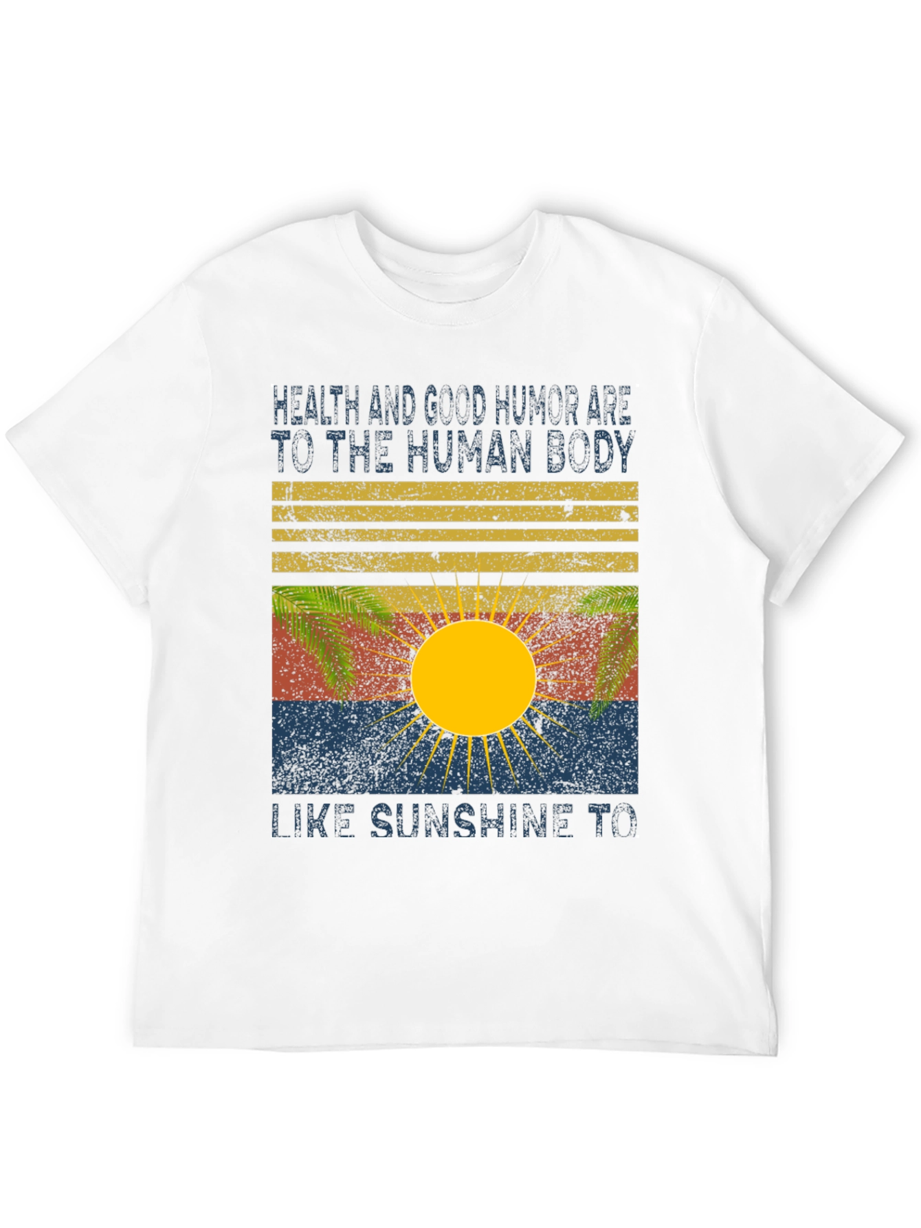 Black Health & Humor Sun Graphic Tee - Black view 12