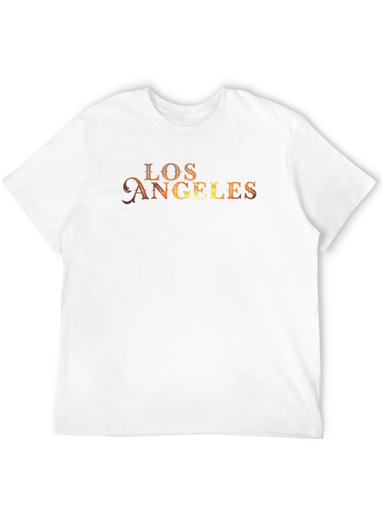 Black Los Angeles Graphic Print Black T-Shirt view 12