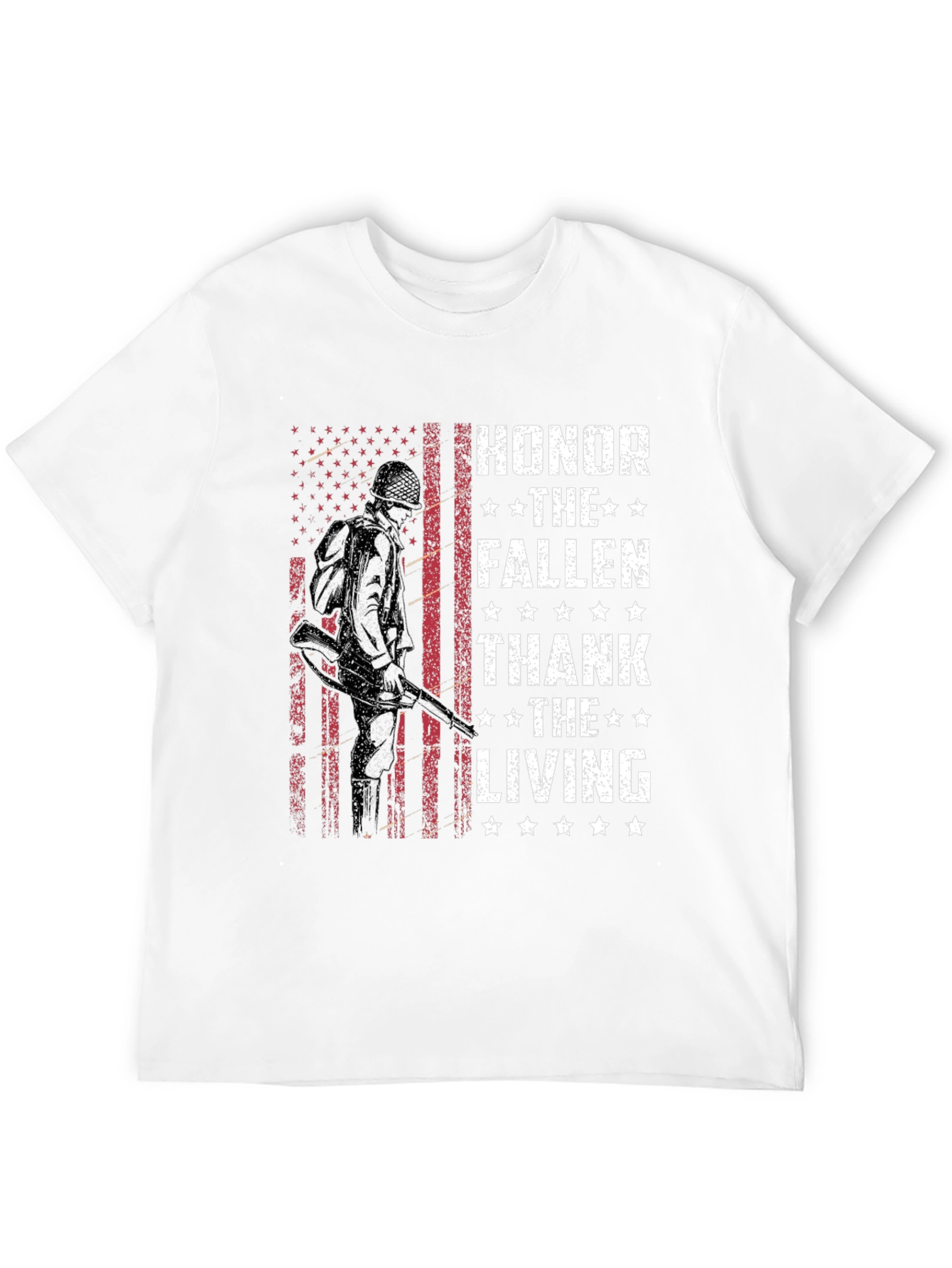 Honor the Fallen Thank the Living Graphic T-Shirt - 12