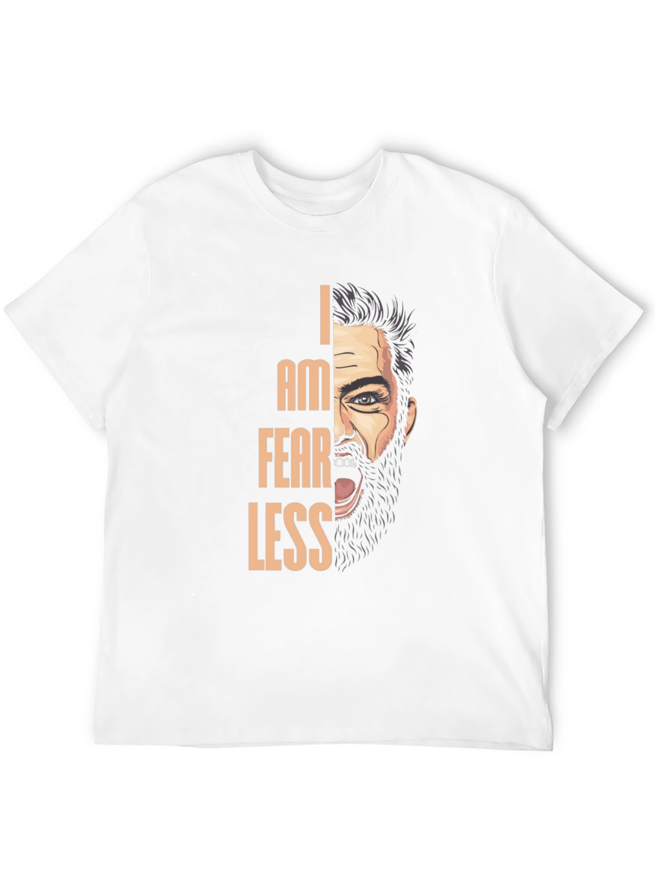 Black I Am Fearless Graphic T-Shirt view 12