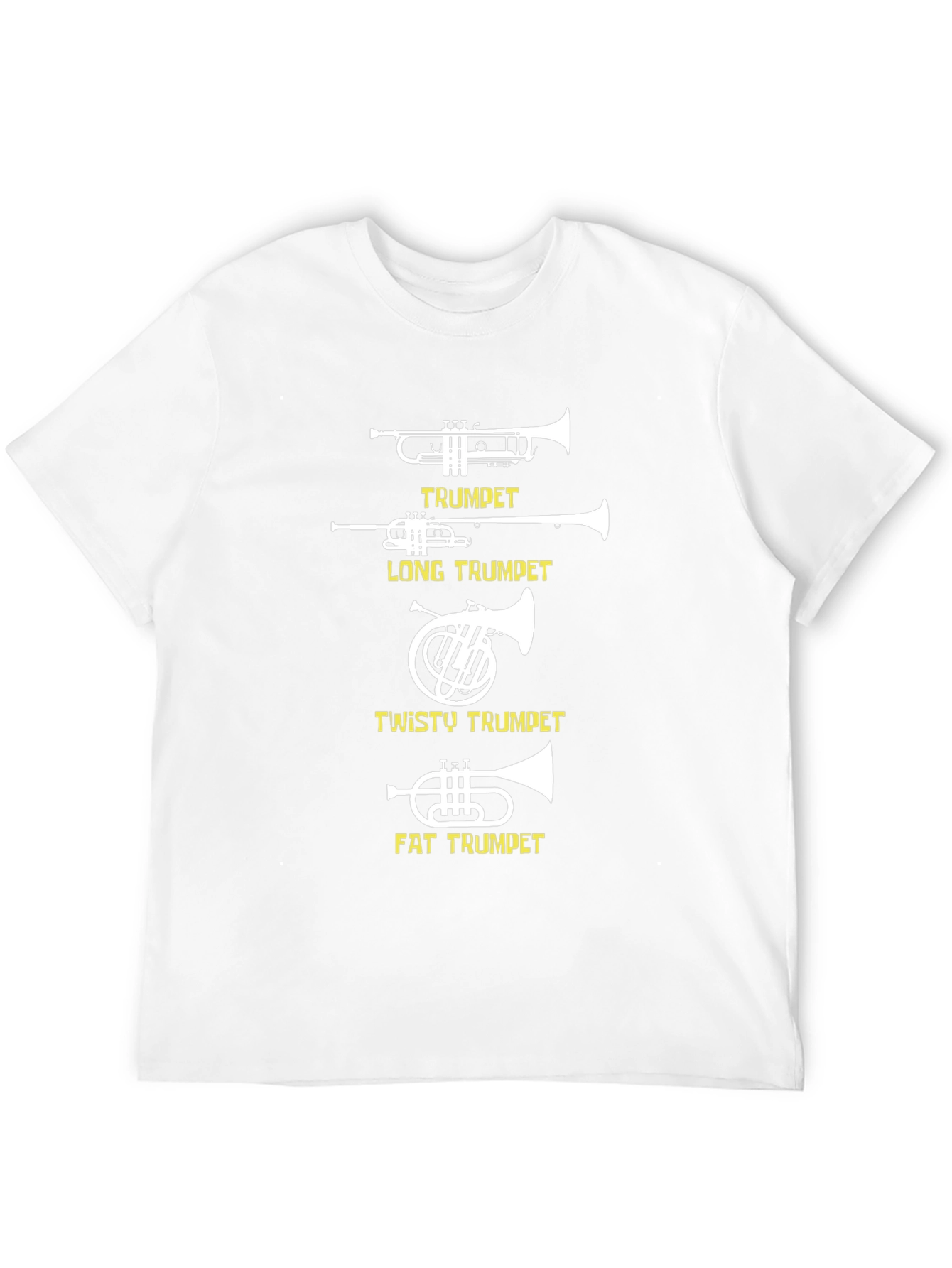 Black Funny Trumpet Variety Graphic Tee view 12