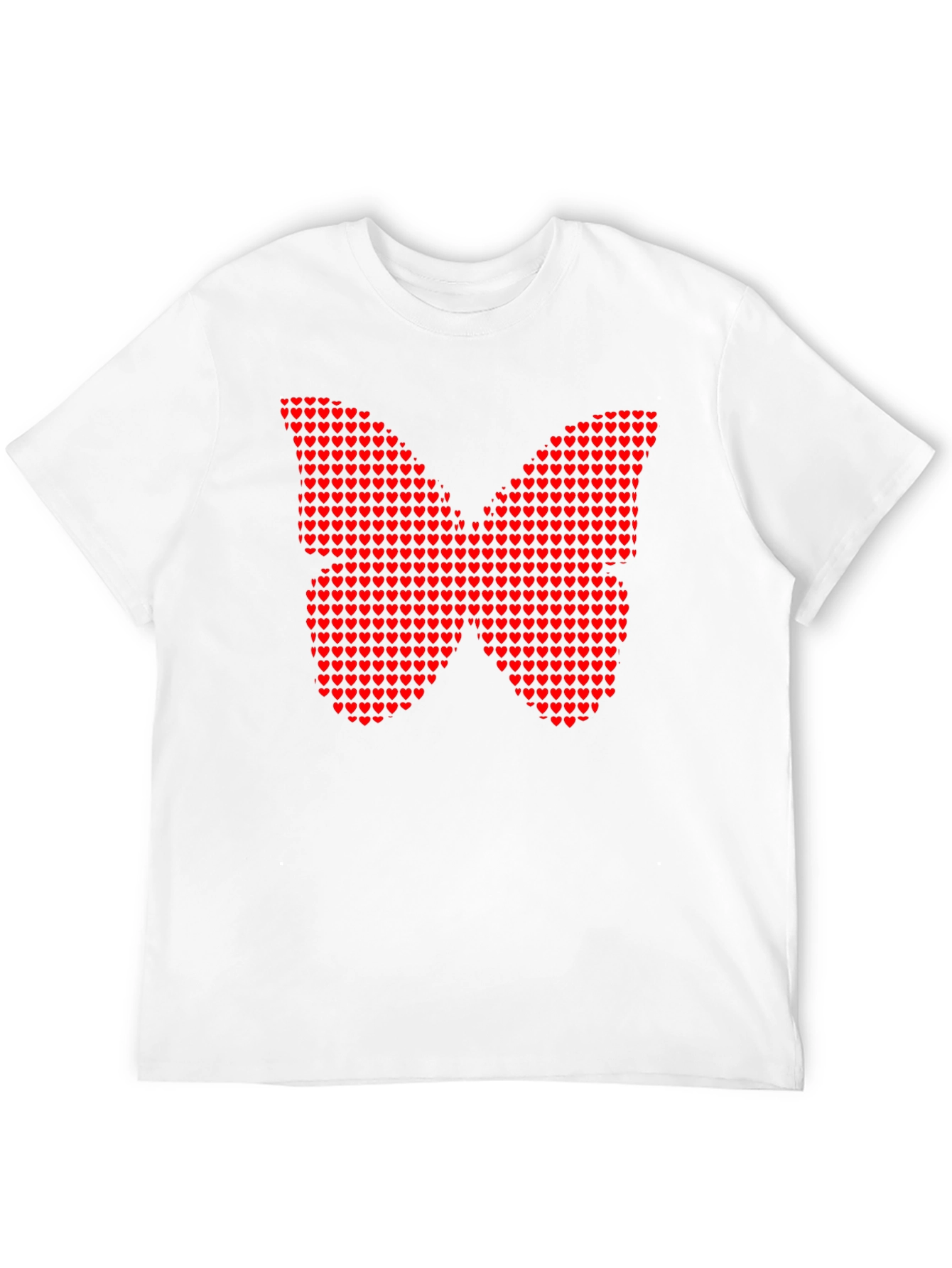 Black Heart Butterfly Graphic Tee - Trendy Style view 12