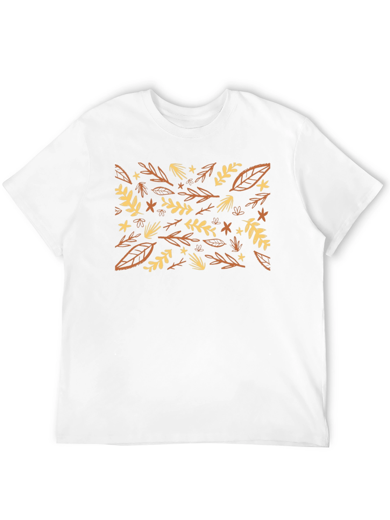 Black Autumn Leaves Graphic Tee - Black view 12