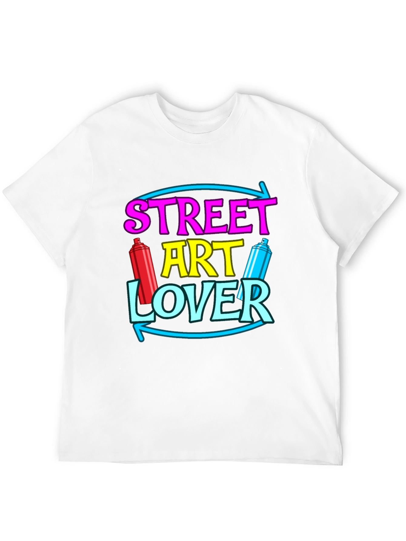 Black Street Art Lover T-Shirt Graffiti Artist Tee view 12