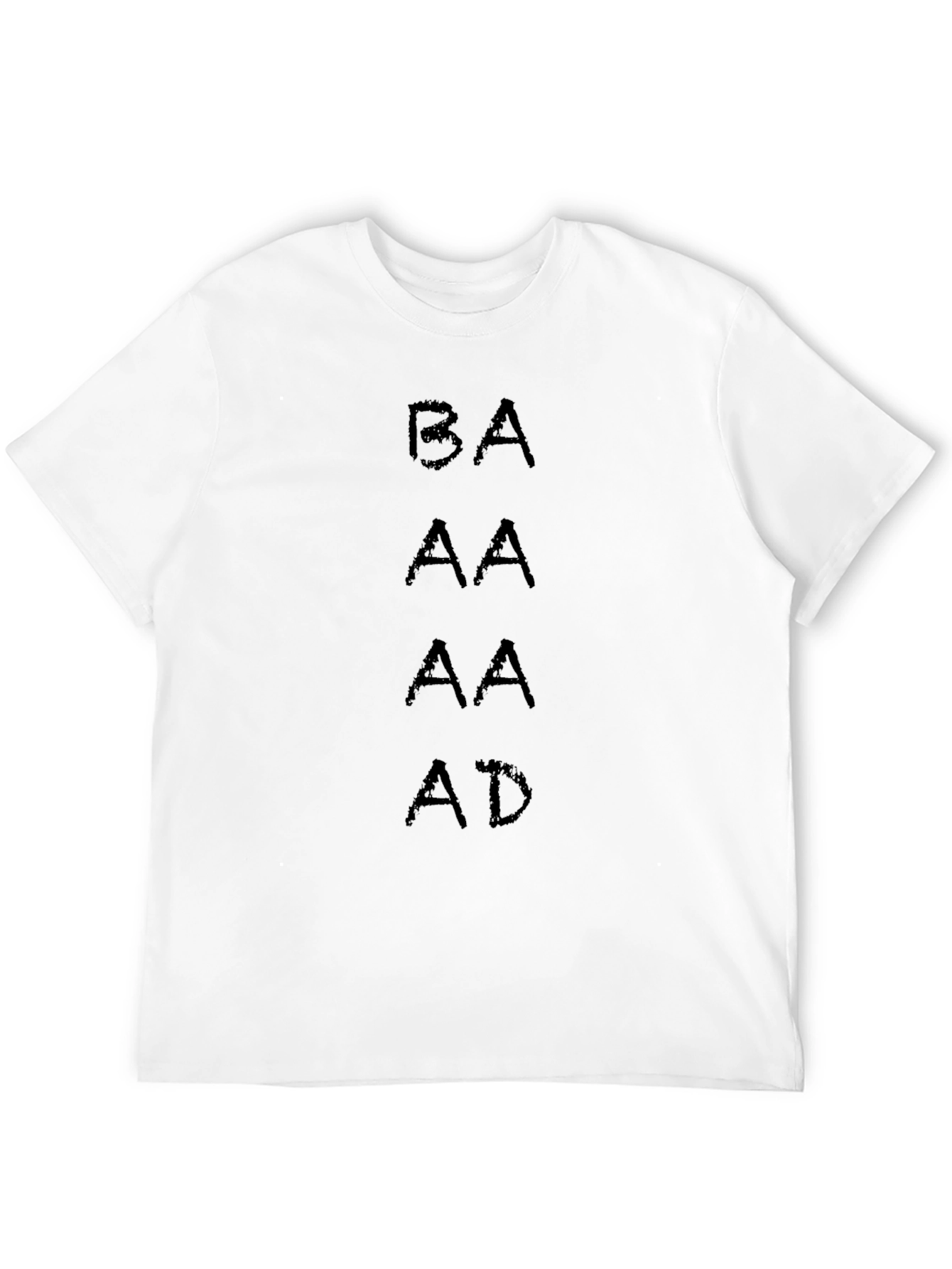 Black BAAA AD T-Shirt - Funny Sheep Pun Tee view 12