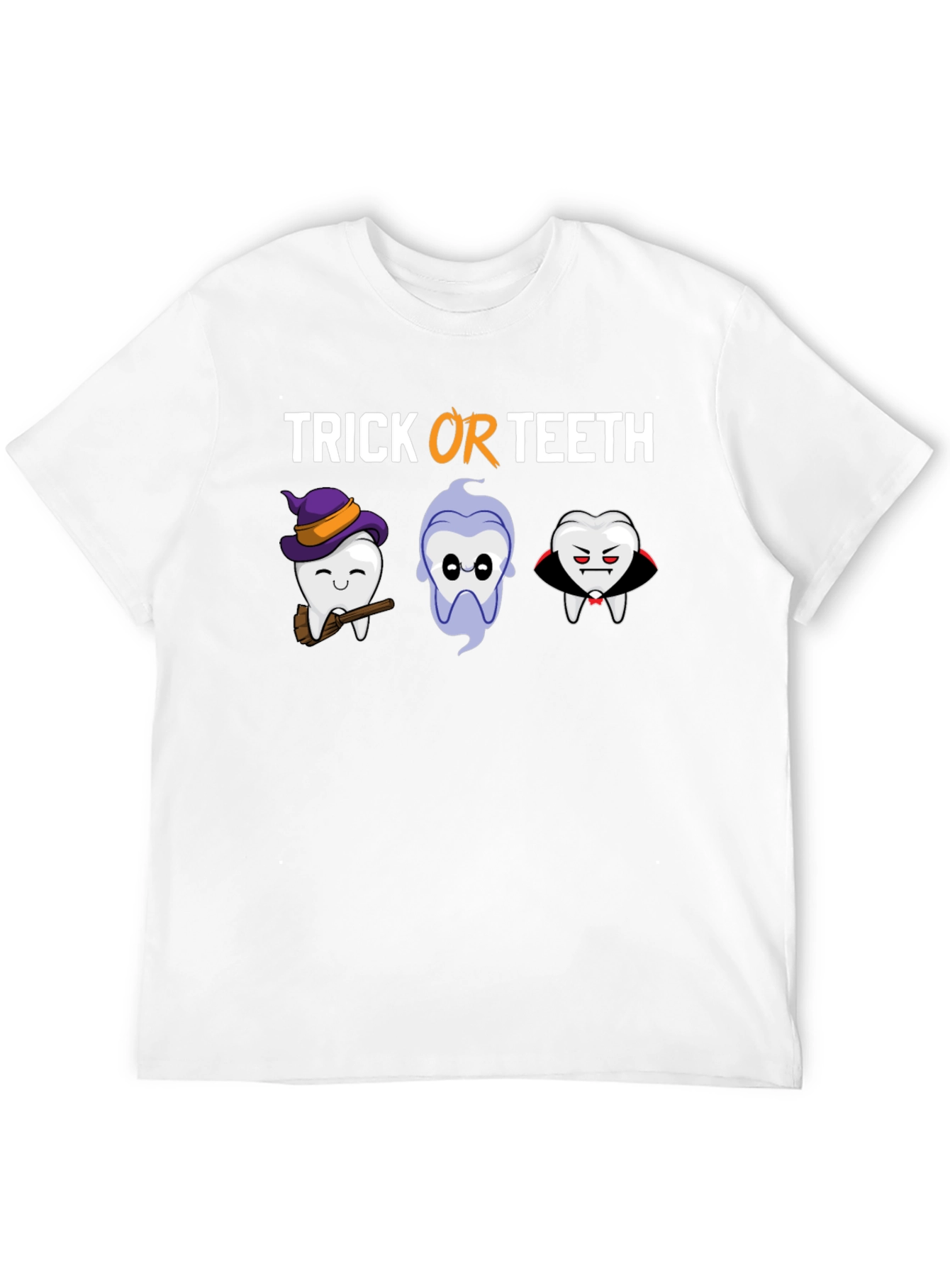 Black Trick or Teeth Halloween T-Shirt view 12