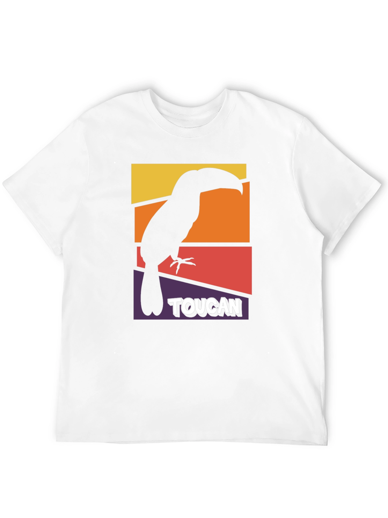 Black Toucan Graphic T-Shirt - Retro Style Bird Tee view 12