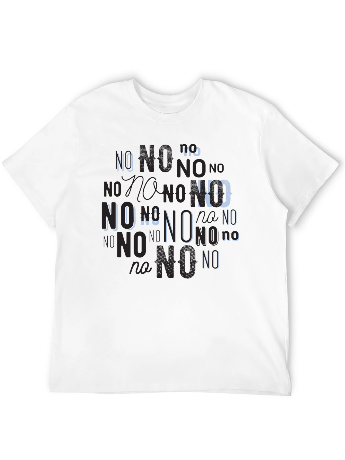 Black Statement Tee: No Graphic Print Black T-Shirt view 12