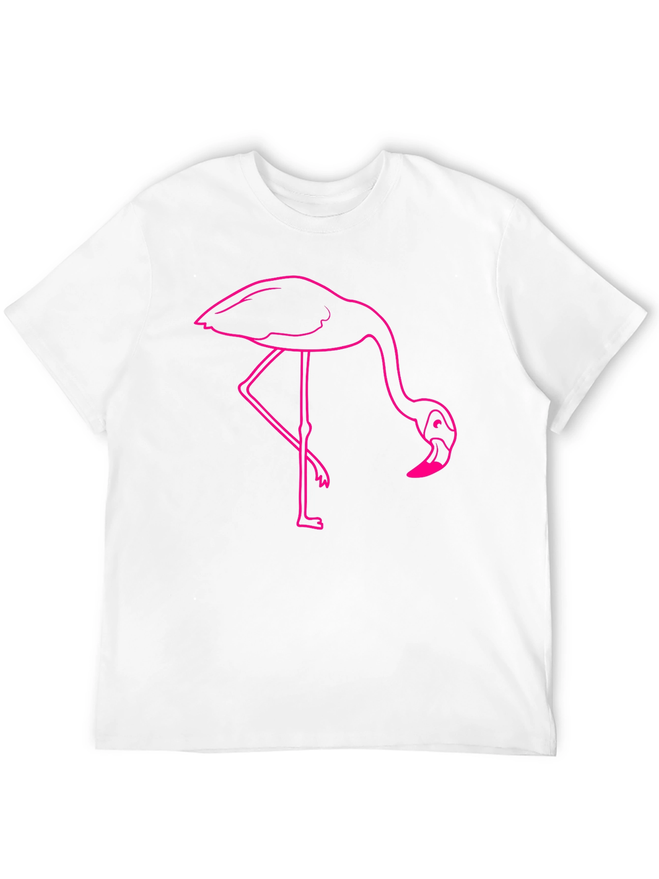 Black Flamingo Graphic Tee - Casual Black T-Shirt view 12