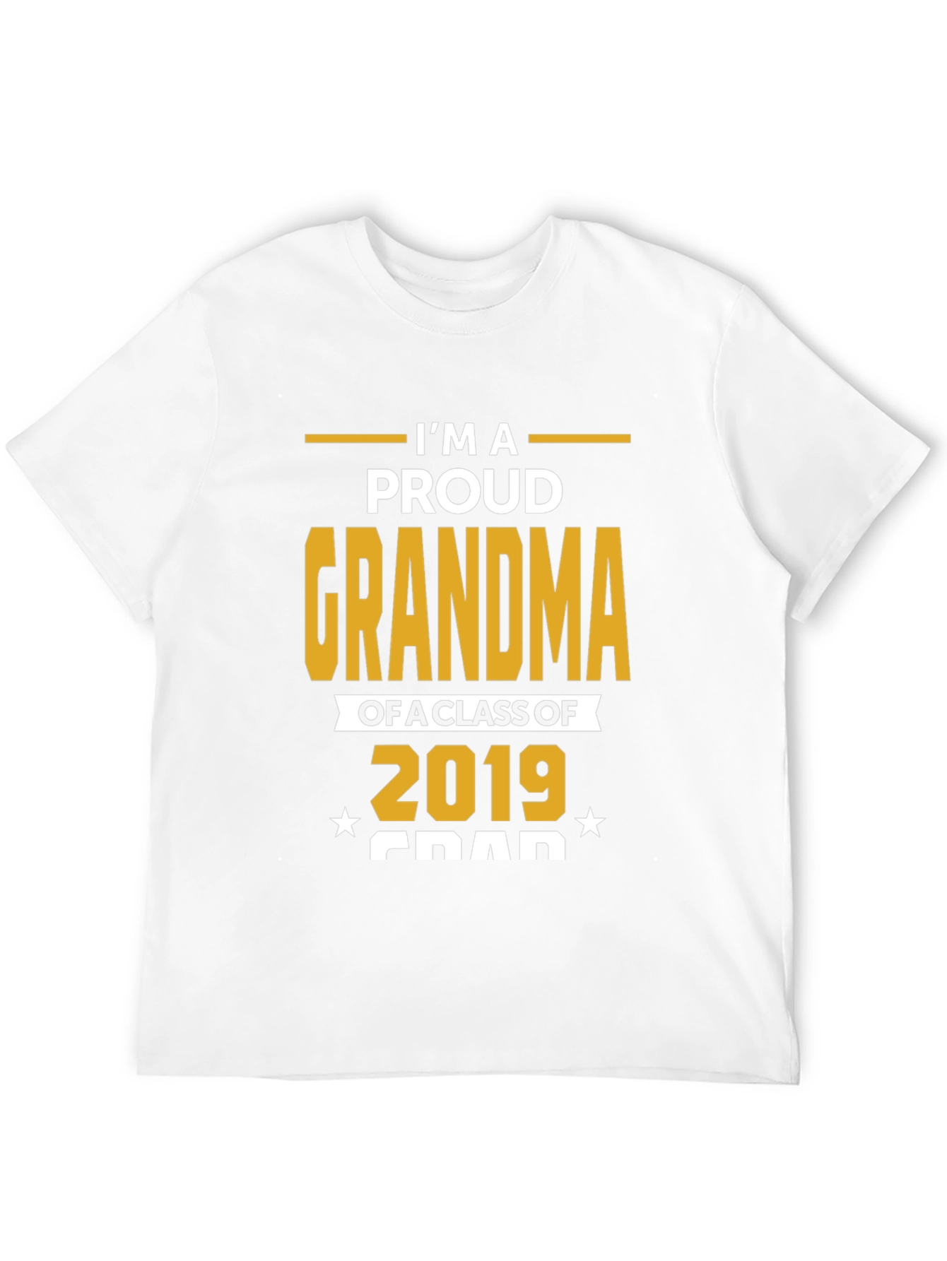 Black Proud Grandma Class of 2019 T-Shirt view 12