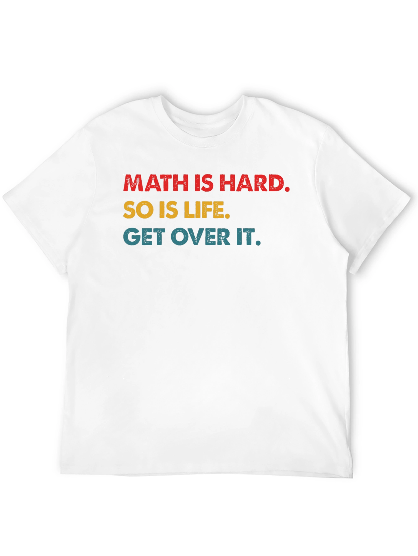 Black Math is Hard Graphic Tee - Men's Short Sleeve T-Shirt view 12