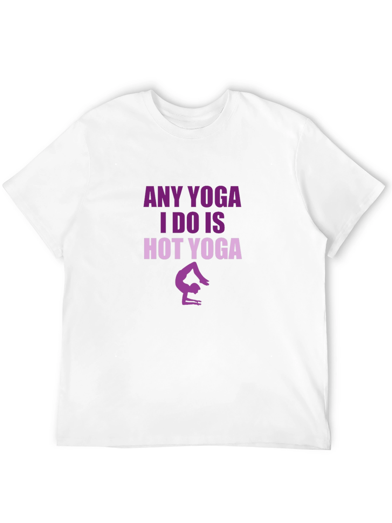 Black Hot Yoga T-Shirt - Funny Yoga Tee view 12